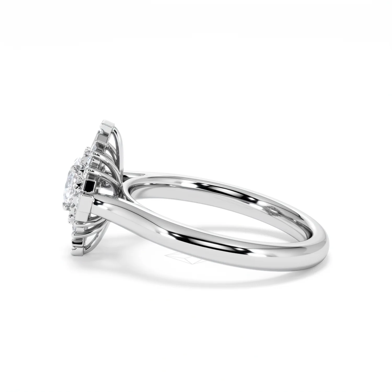 The Radiance Lab Diamond Ring 0.52ct H/SI Set in 925 Silver - Image 69
