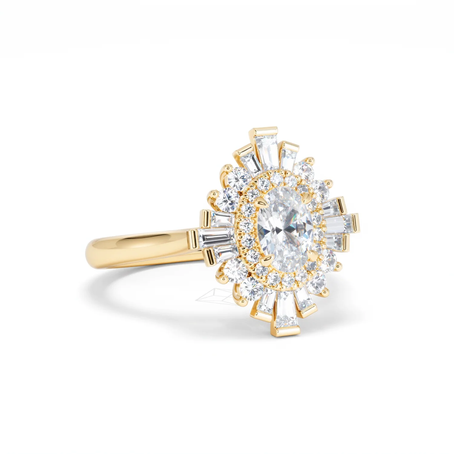 The Radiance Lab Diamond Ring 1.08ct H/SI Set in 9K Gold - Image 15