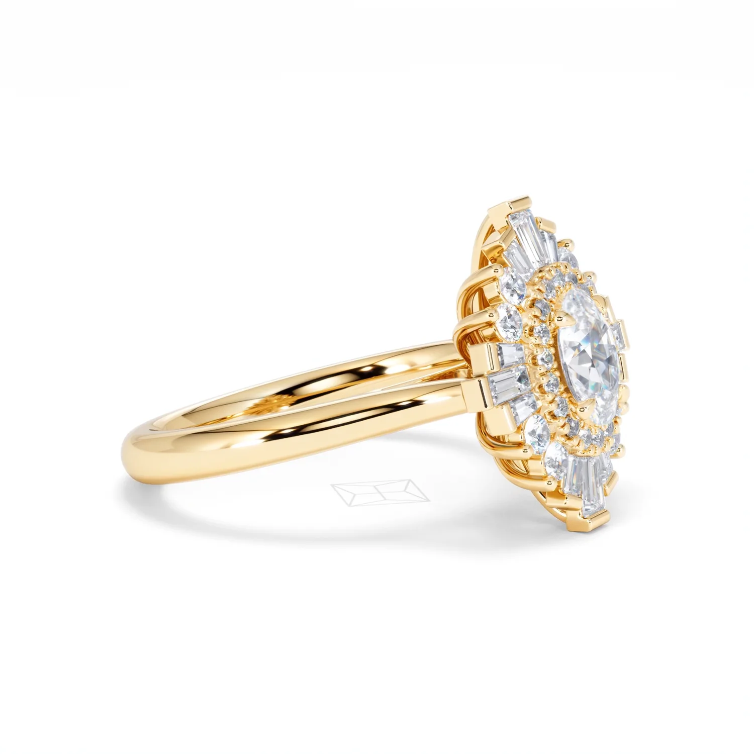 The Radiance Lab Diamond Ring 1.08ct H/SI Set in 9K Gold - Image 23