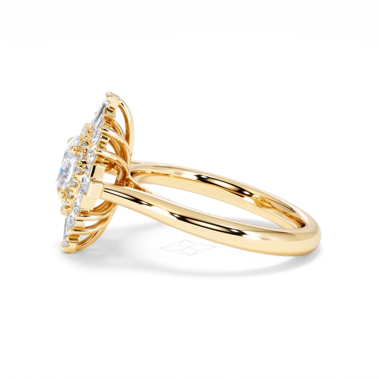 The Radiance Lab Diamond Ring 1.08ct H/SI Set in 9K Gold - Image 71