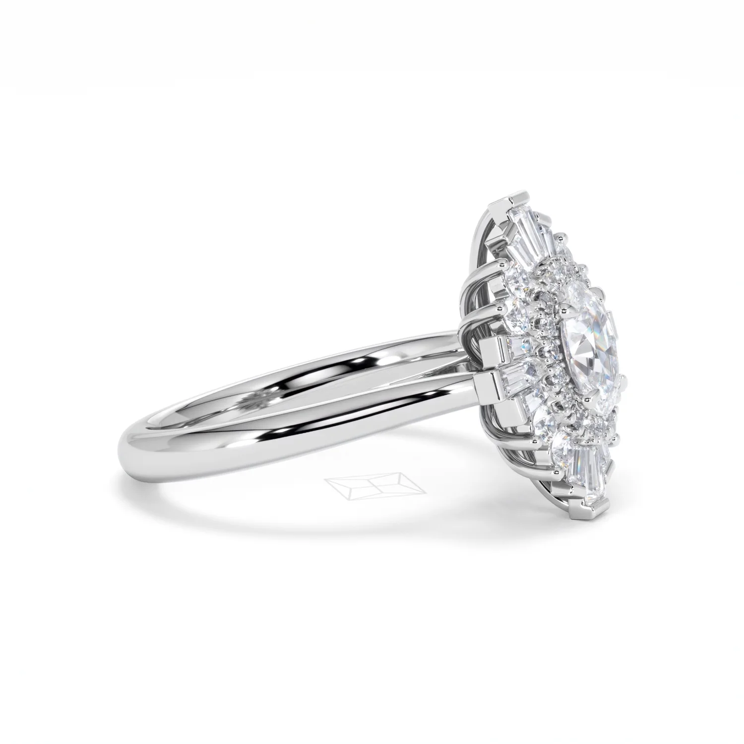 The Radiance Lab Diamond Ring 1.08ct H/SI Set in 9K White Gold - Image 24