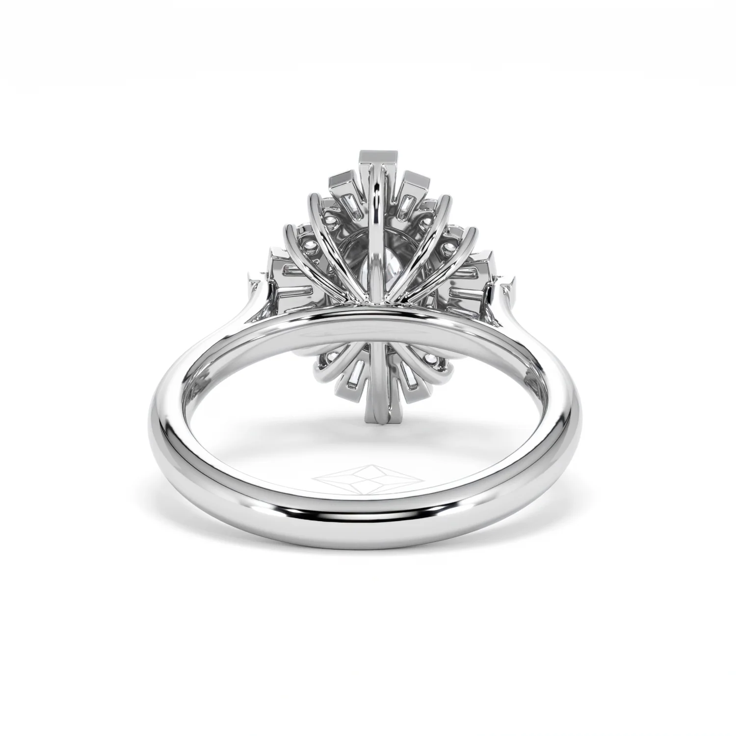 The Radiance Lab Diamond Ring 1.08ct H/SI Set in 9K White Gold - Image 49