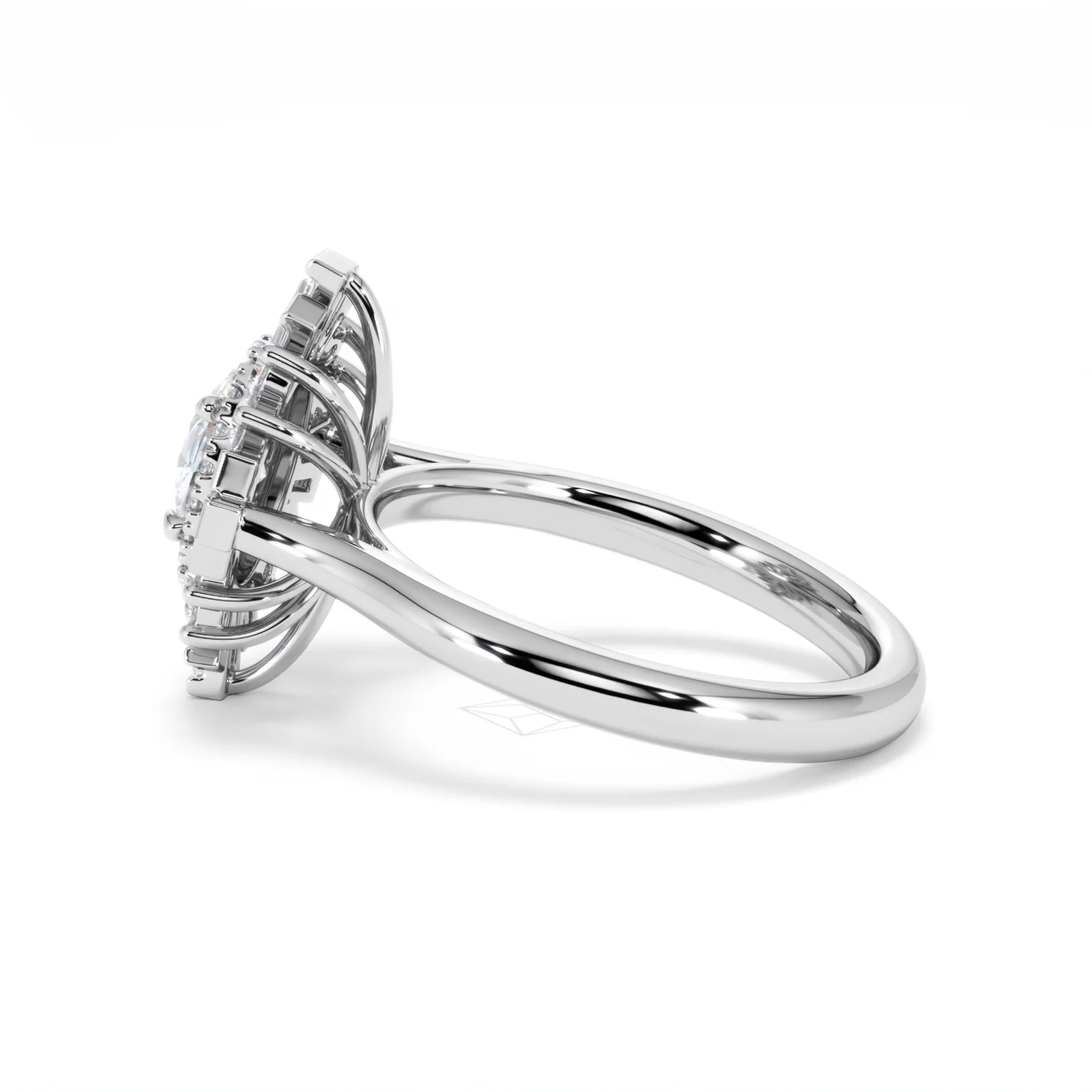 The Radiance Lab Diamond Ring 1.08ct H/SI Set in 9K White Gold - Image 67
