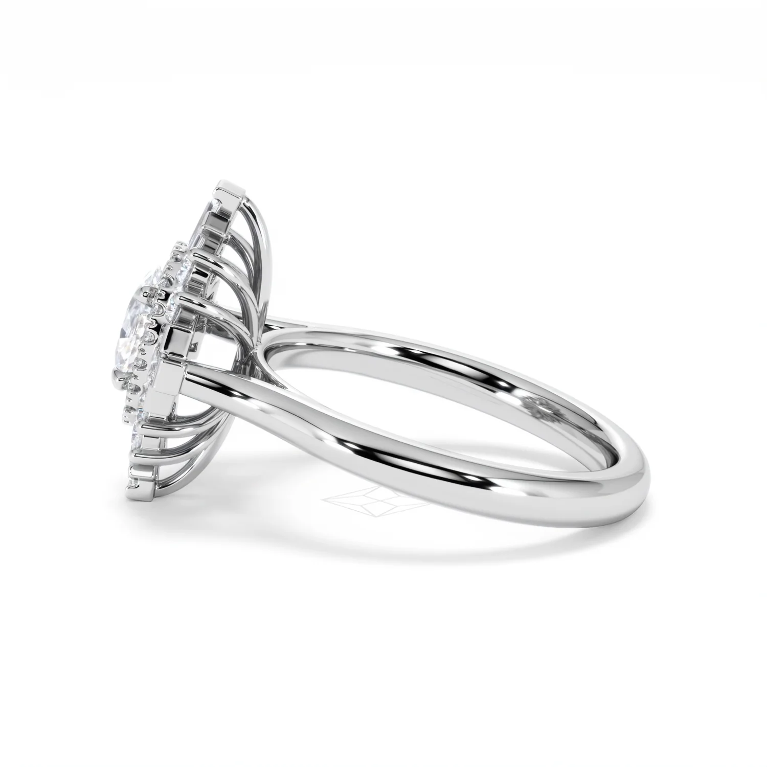 The Radiance Lab Diamond Ring 1.08ct H/SI Set in 9K White Gold - Image 69