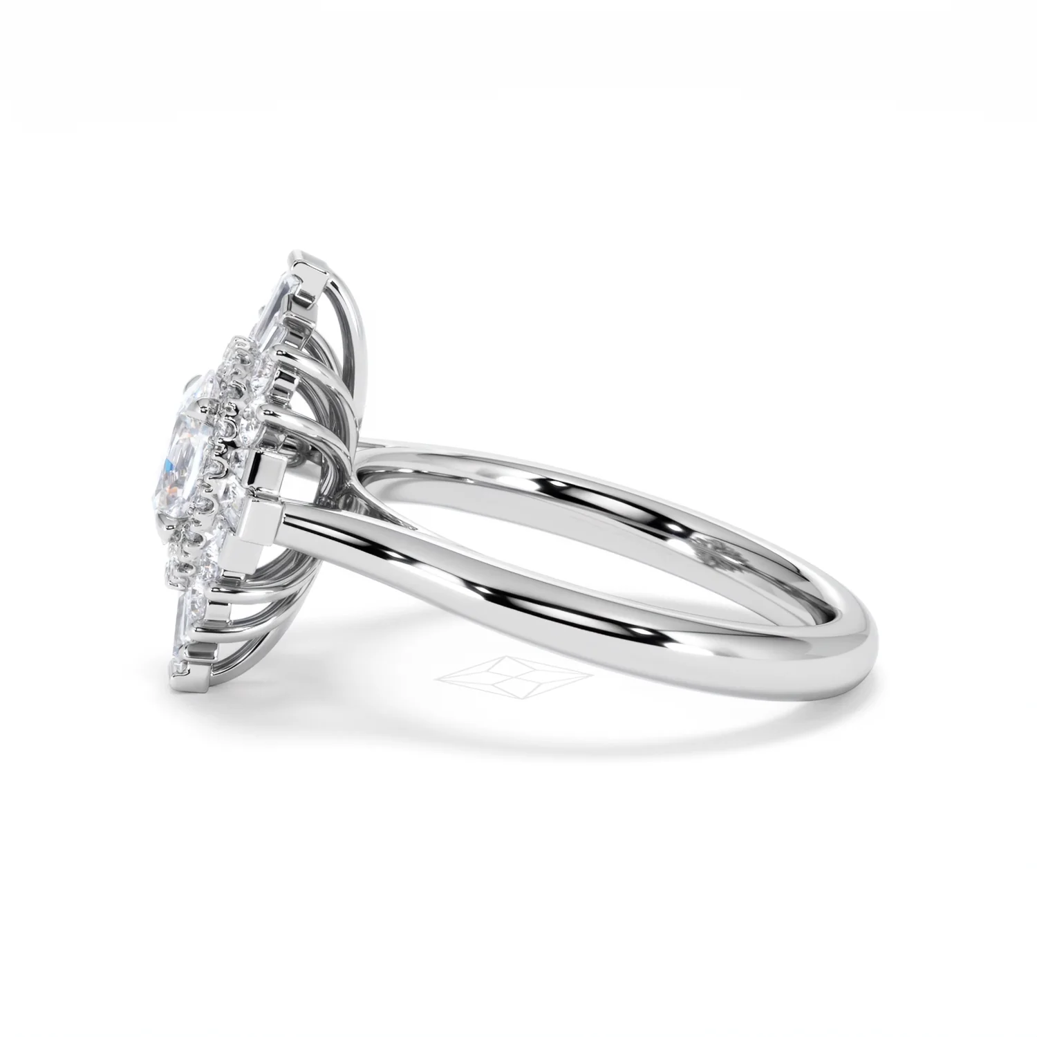 The Radiance Lab Diamond Ring 1.08ct H/SI Set in 9K White Gold - Image 71