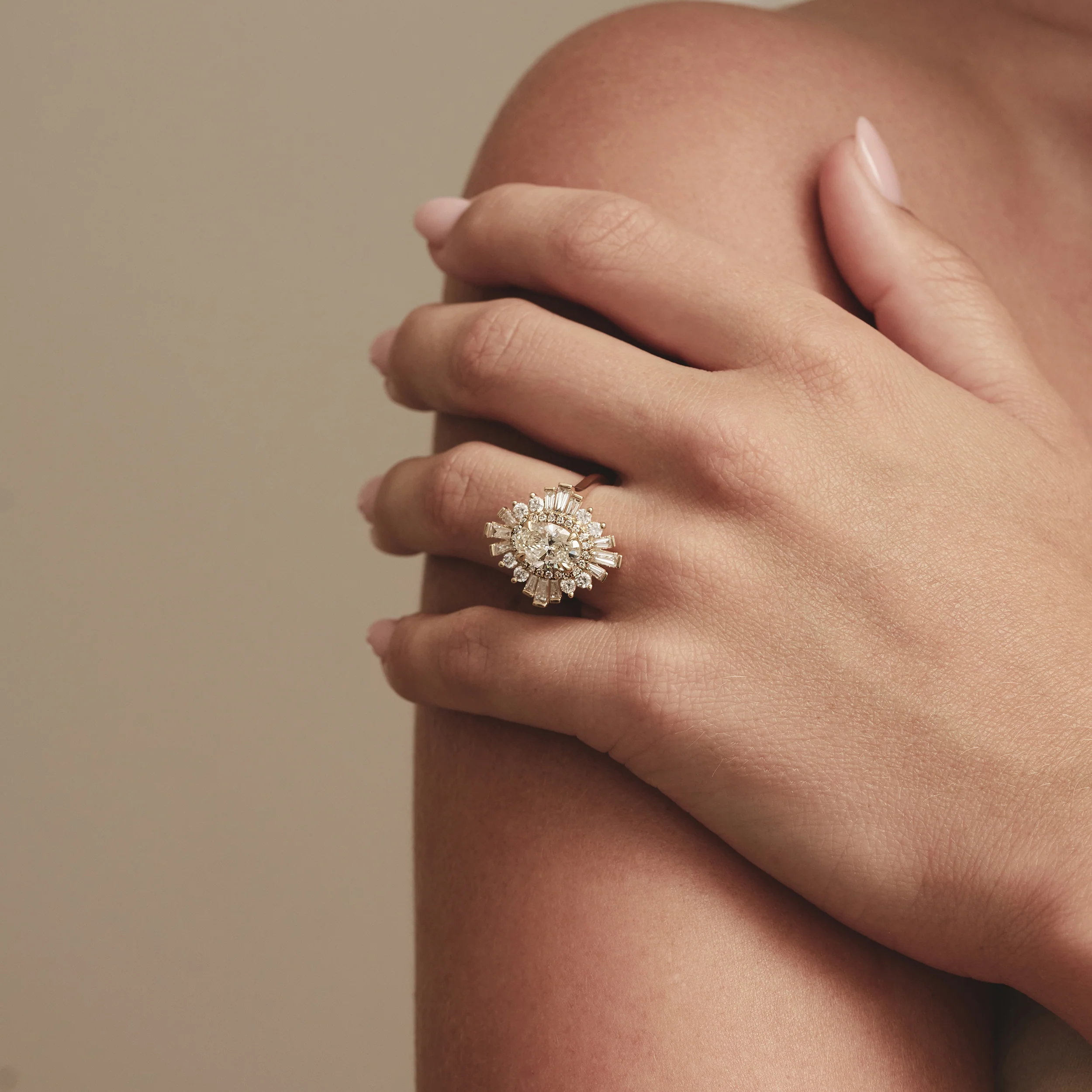The Radiance Lab Diamond Ring 3.35ct H/SI Set in 18K White Gold - Image 2