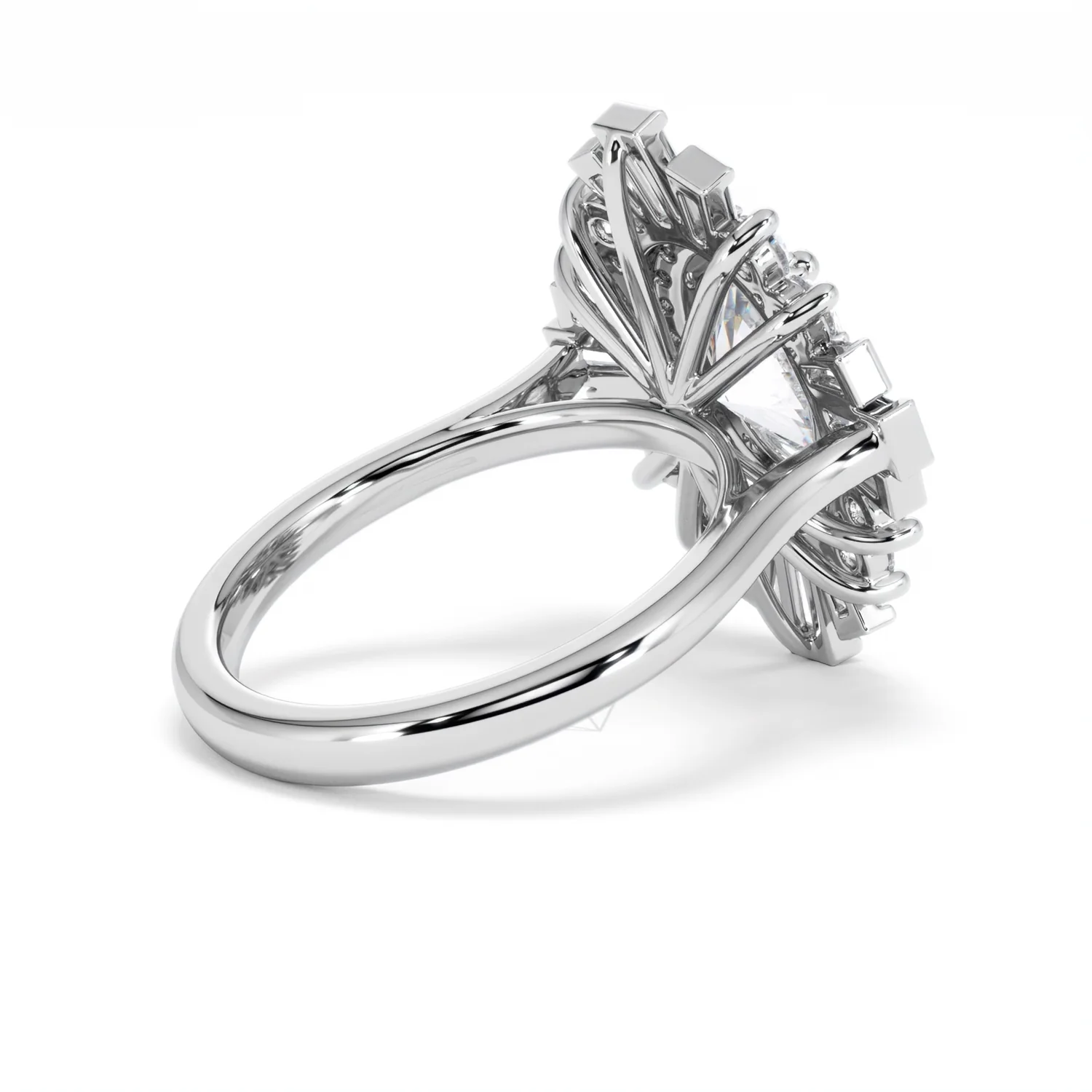 The Radiance Lab Diamond Ring 3.35ct H/SI Set in 18K White Gold - Image 38