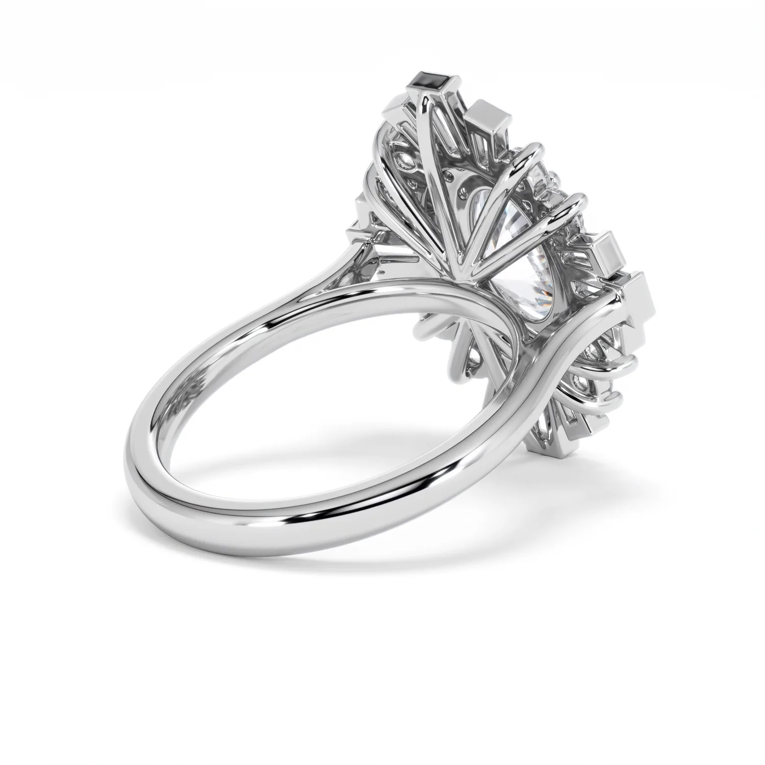 The Radiance Lab Diamond Ring 3.35ct H/SI Set in 18K White Gold - Image 40