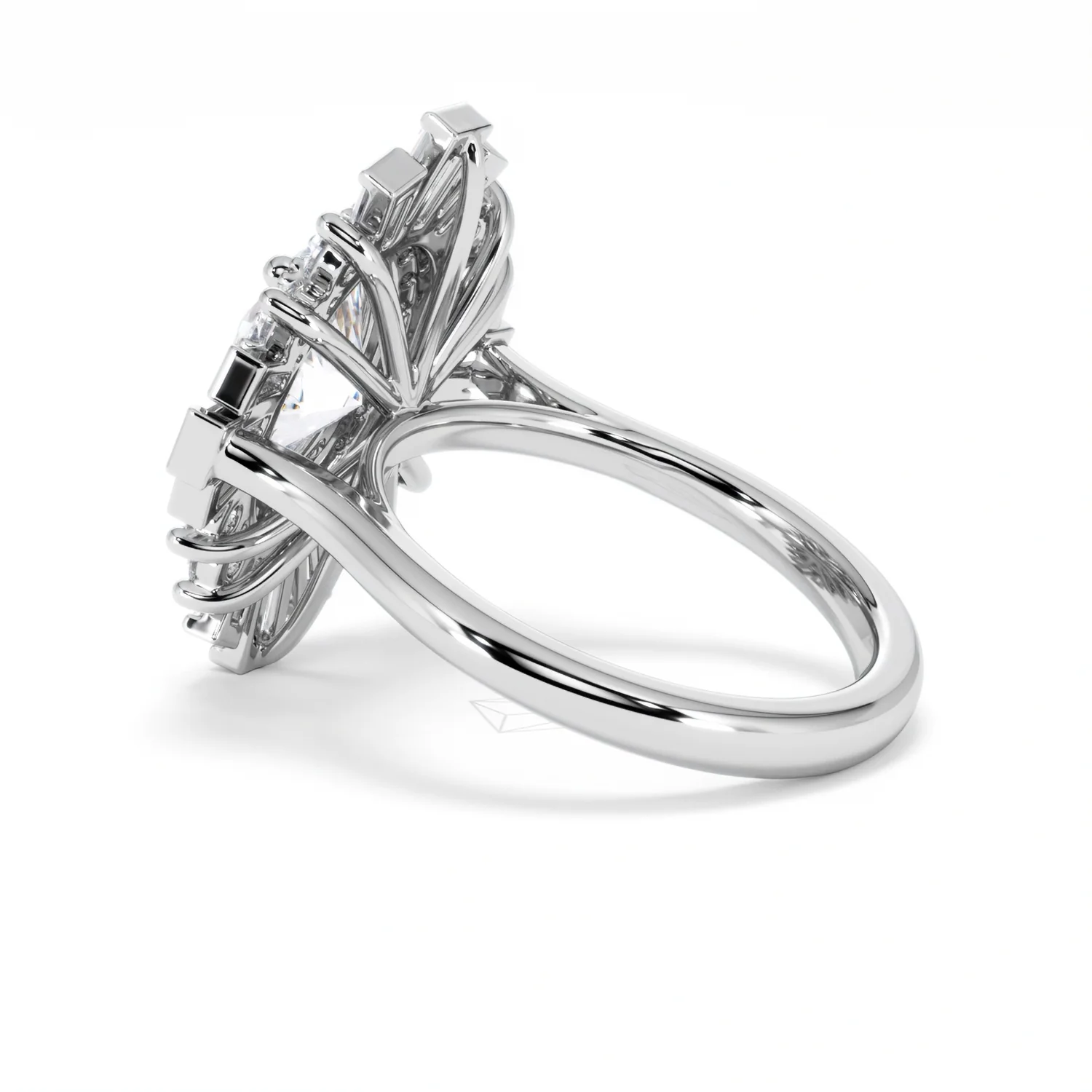 The Radiance Lab Diamond Ring 3.35ct H/SI Set in 18K White Gold - Image 63