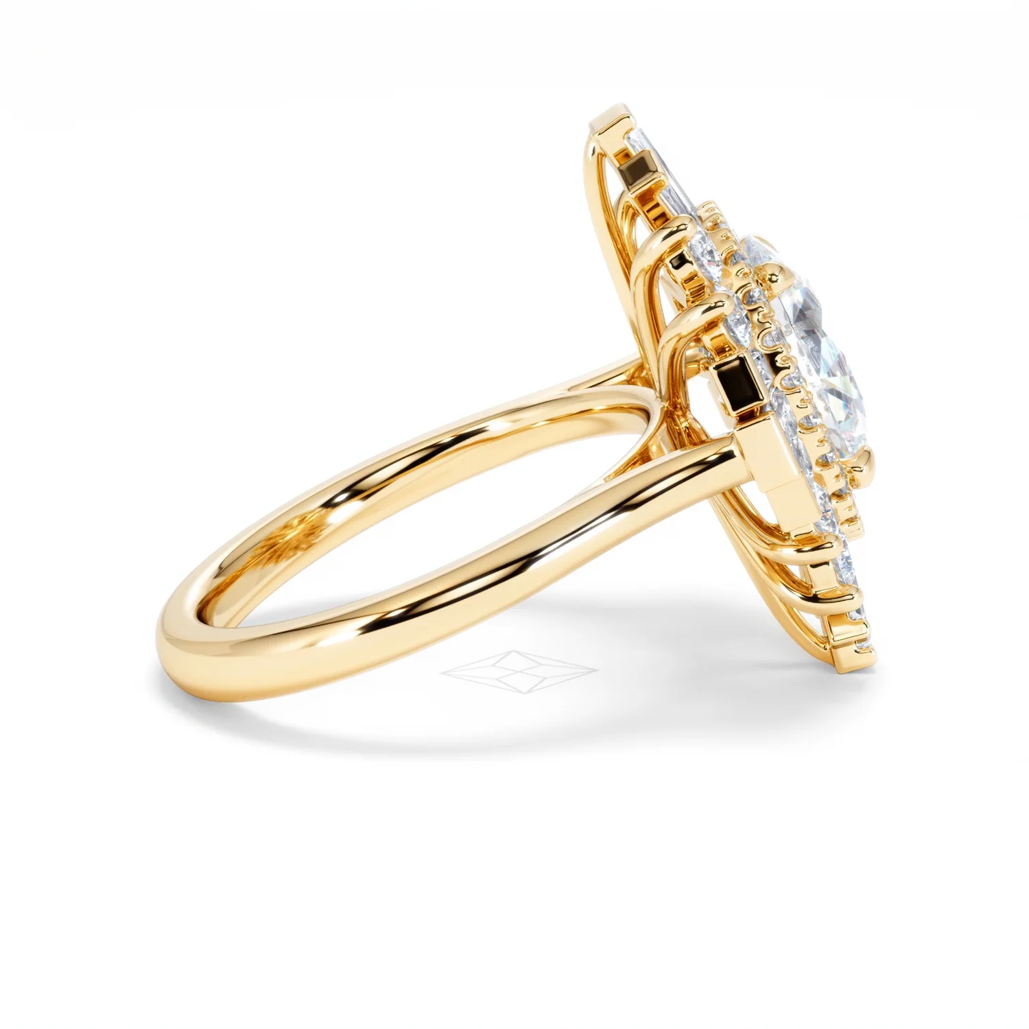 The Radiance Lab Diamond Ring 3.35ct H/SI SetI in 18K Gold - Image 31