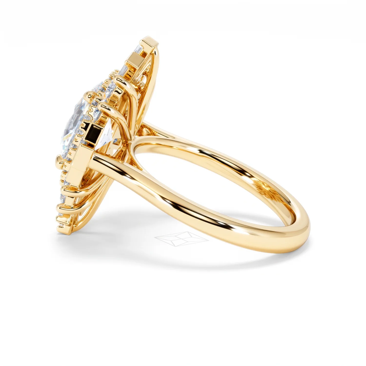 The Radiance Lab Diamond Ring 3.35ct H/SI SetI in 18K Gold - Image 67