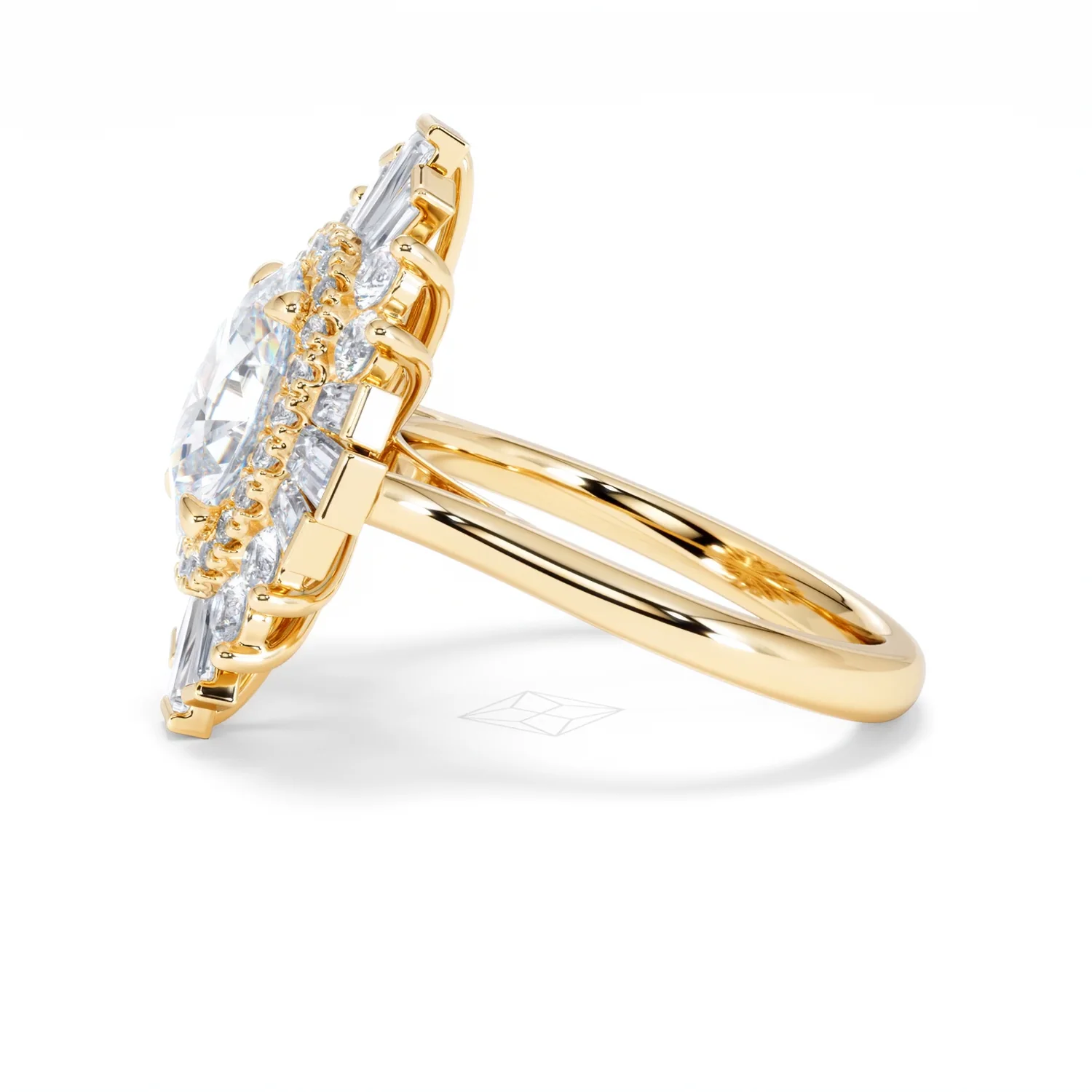 The Radiance Lab Diamond Ring 3.35ct H/SI SetI in 18K Gold - Image 72