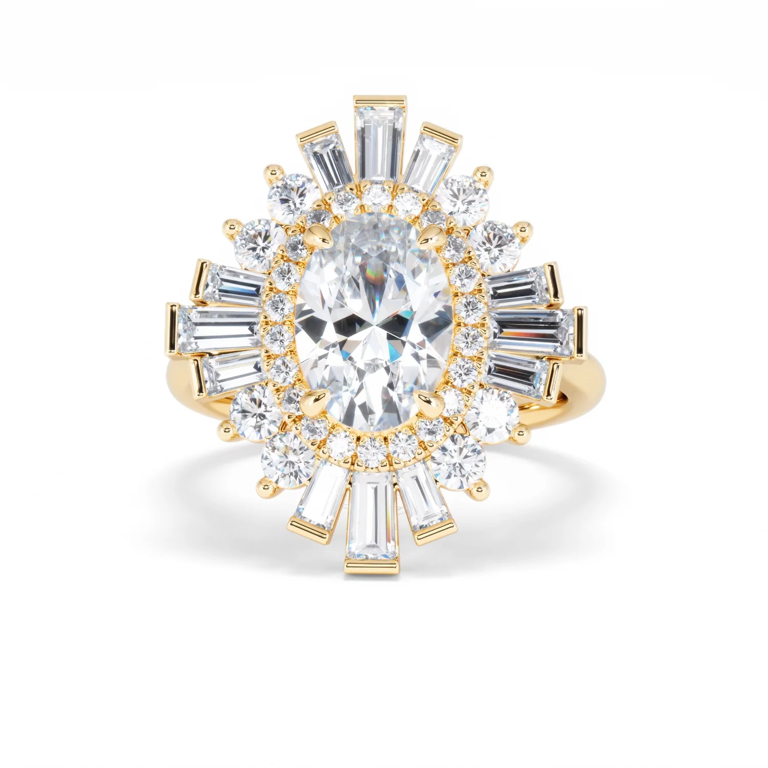 The Radiance Lab Diamond Ring 3.35ct H/SI SetI in 18K Gold - Image 89