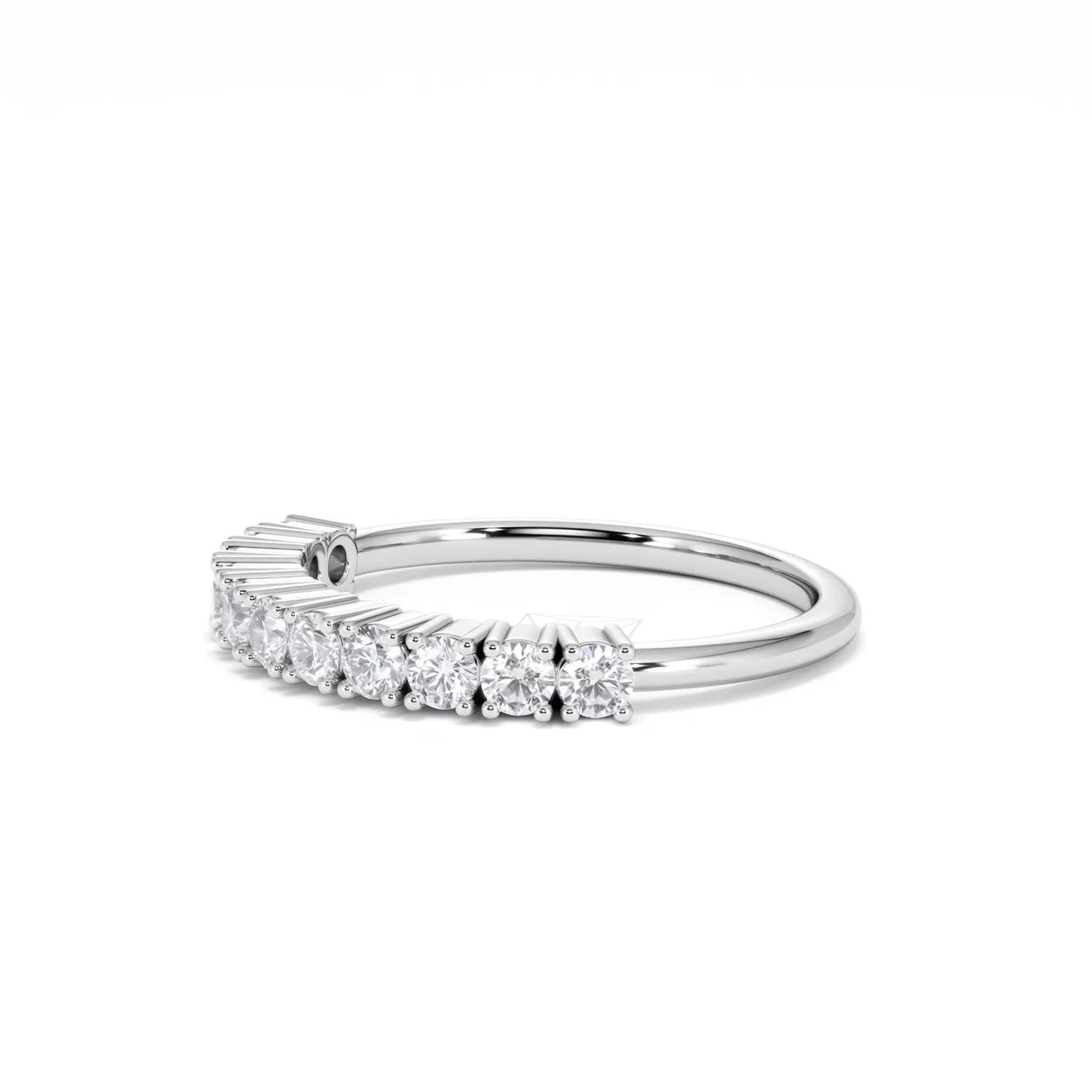 Twilight Lab Diamond 0.50ct H/SI Half Eternity Ring 925 Silver - Image 77