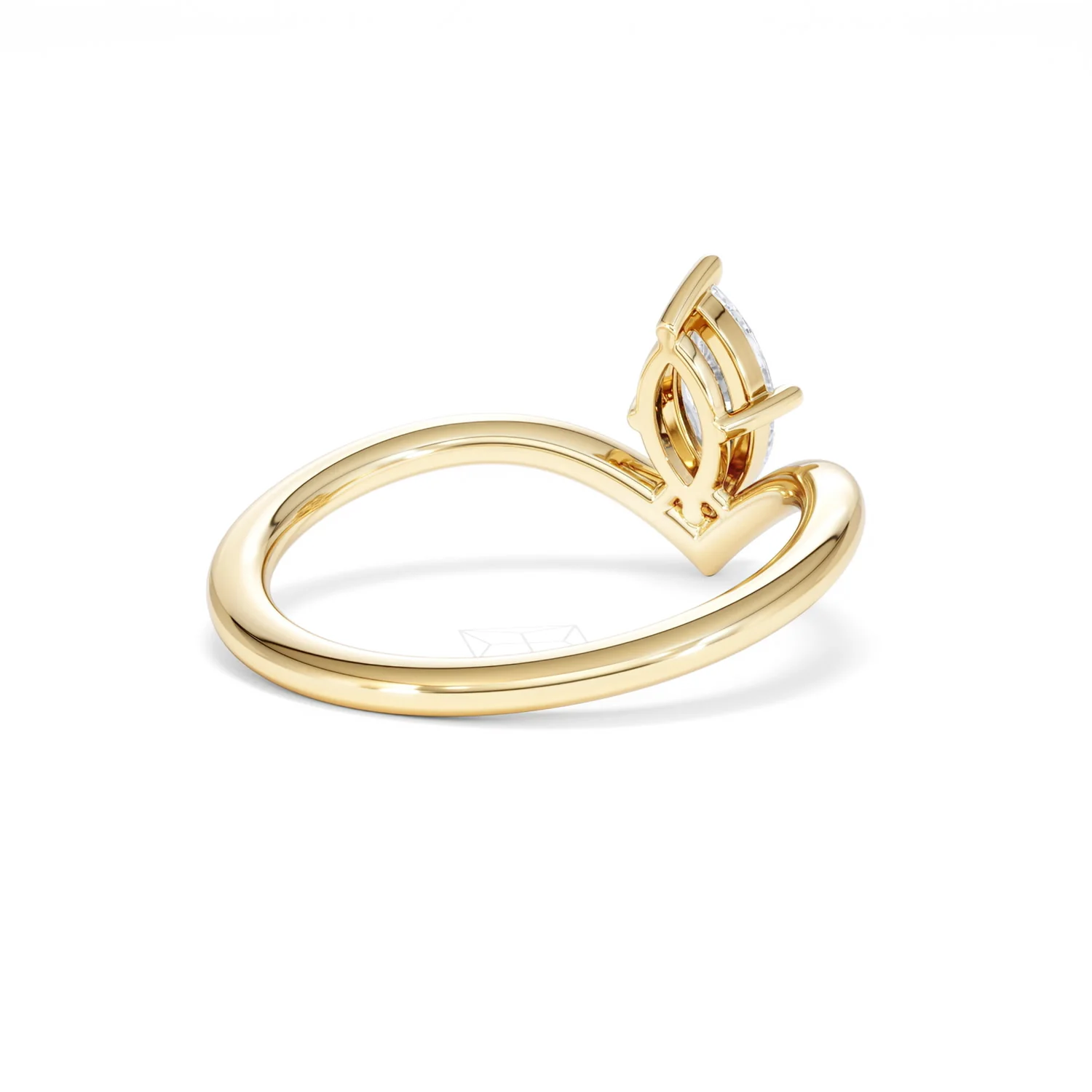 Vela 0.50ct Marquise Cut Lab Diamond Solitaire Engagement Ring in 18K Yellow Gold - Image 40
