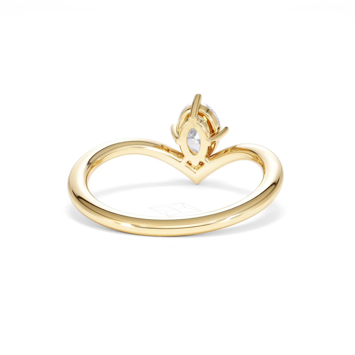 Vela 0.50ct Oval Cut Lab Diamond Solitaire Engagement Ring in 18K Yellow Gold - Image 45
