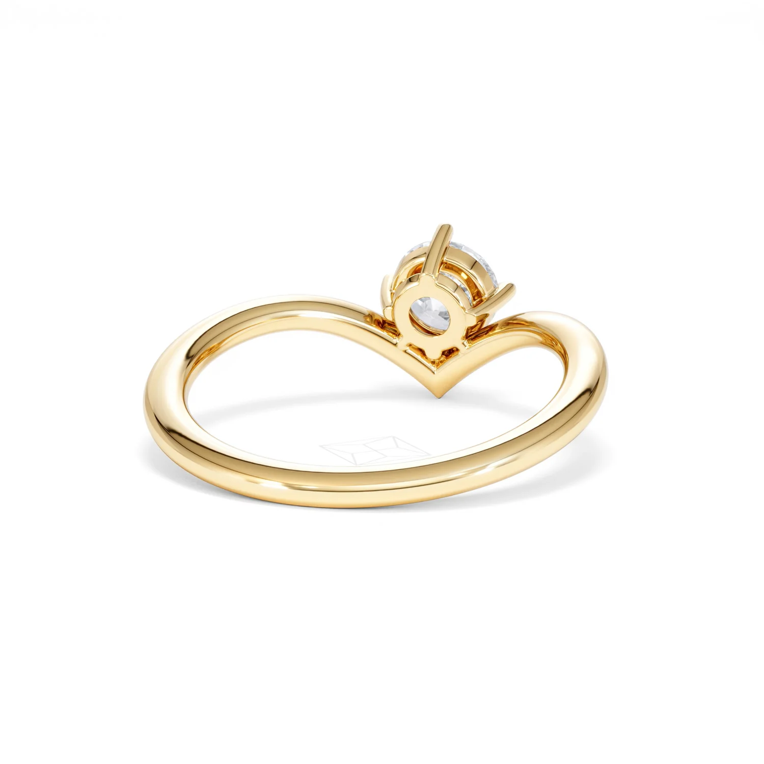 Vela 0.50ct Round Cut Lab Diamond Solitaire Engagement Ring in 18K Yellow Gold - Image 44