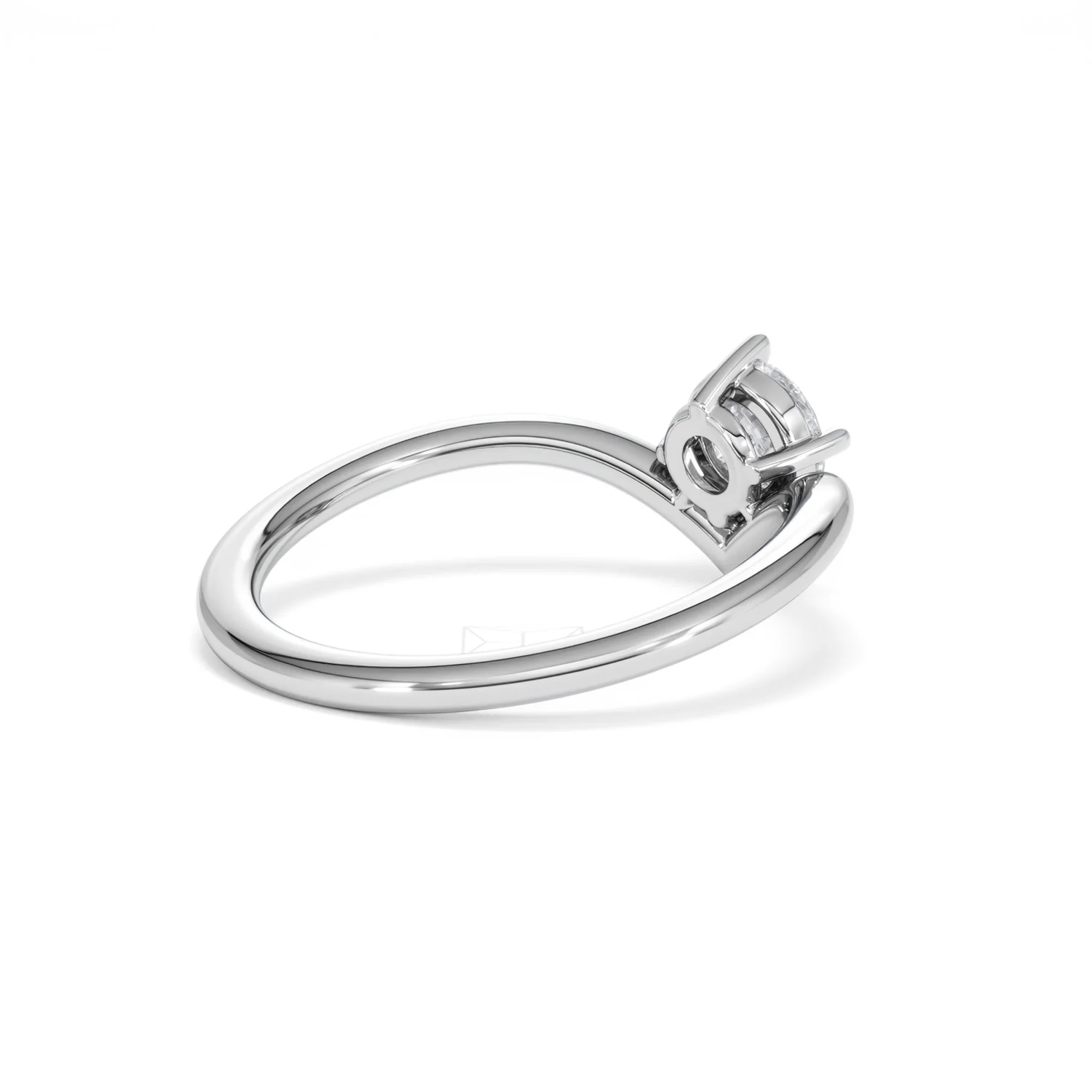 Vela 0.50ct Round Cut Lab Diamond Solitaire Engagement Ring in Platinum - Image 38