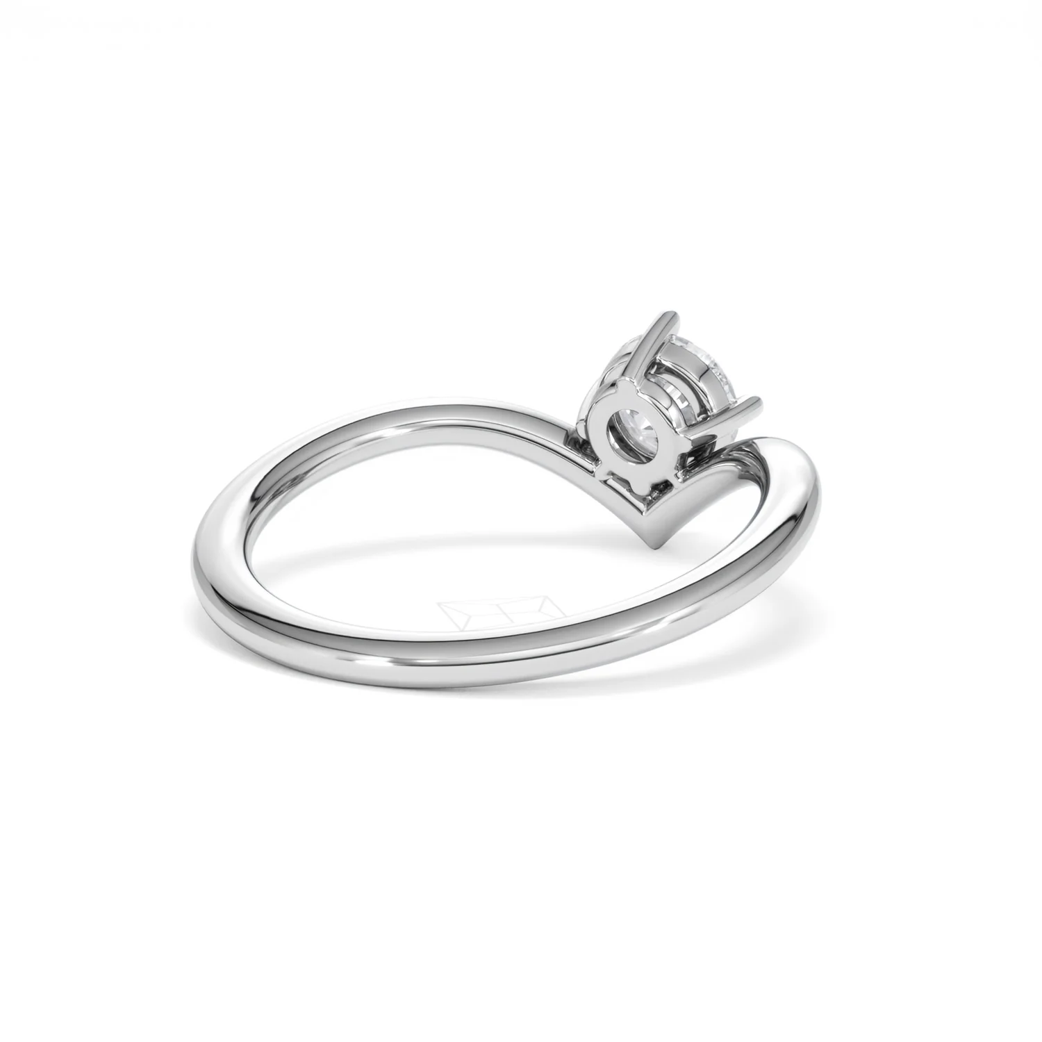 Vela 0.50ct Round Cut Lab Diamond Solitaire Engagement Ring in Platinum - Image 41