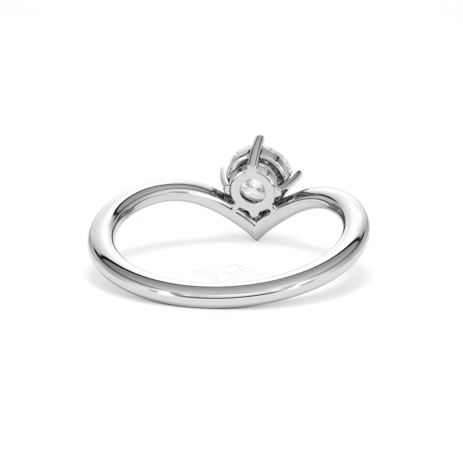 Vela 0.50ct Round Cut Lab Diamond Solitaire Engagement Ring in Platinum - Image 45