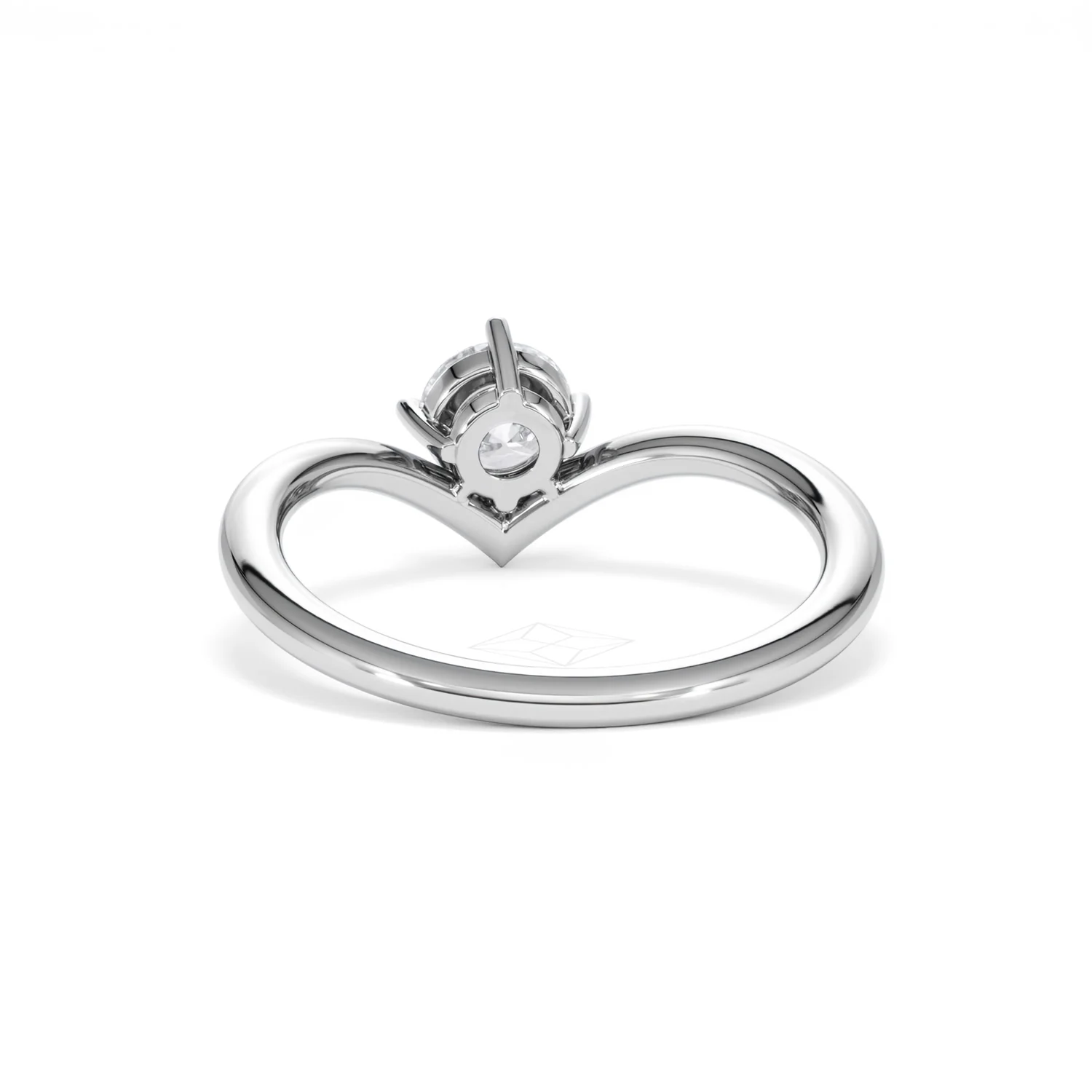 Vela 0.50ct Round Cut Lab Diamond Solitaire Engagement Ring in Platinum - Image 50