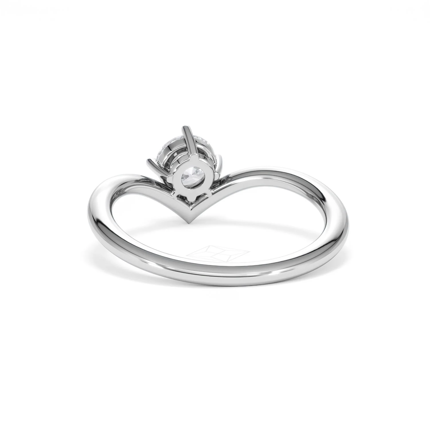 Vela 0.50ct Round Cut Lab Diamond Solitaire Engagement Ring in Platinum - Image 51