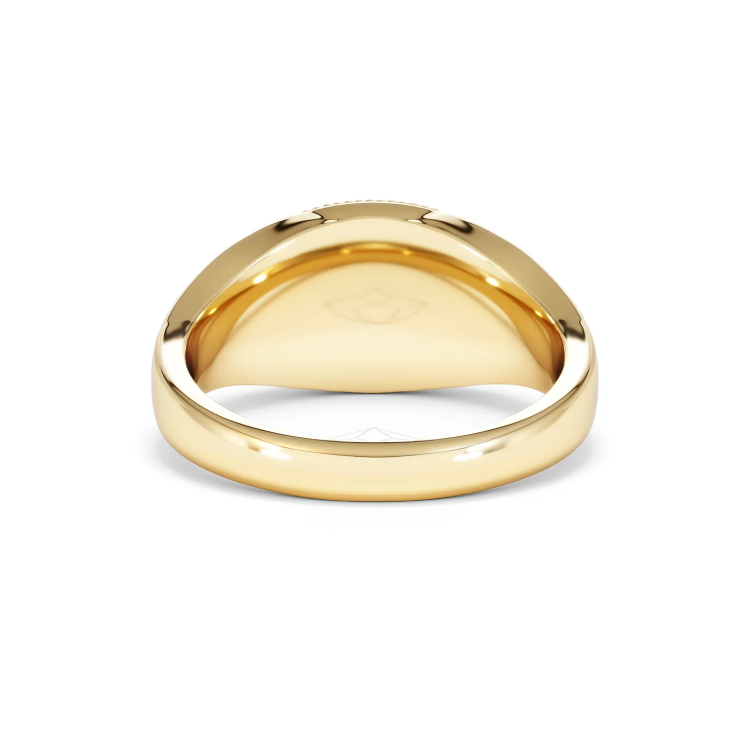 Virgo Zodiac 0.01ct Lab Diamond Signet Ring in 18K Gold Vermeil - Image 47