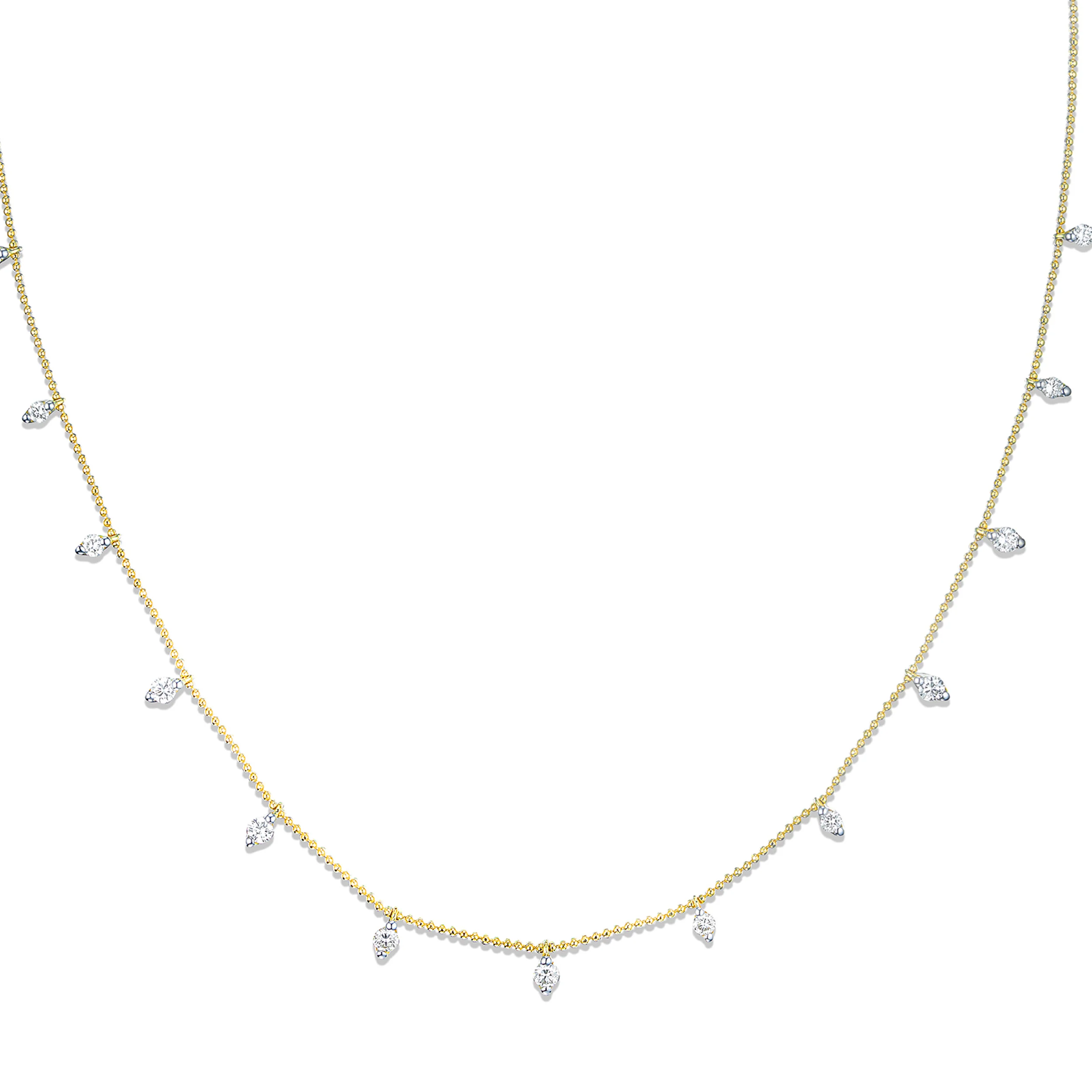 Vivara Lab Diamond Necklace 1.00ct H/SI in 9K Yellow Gold - Image 5