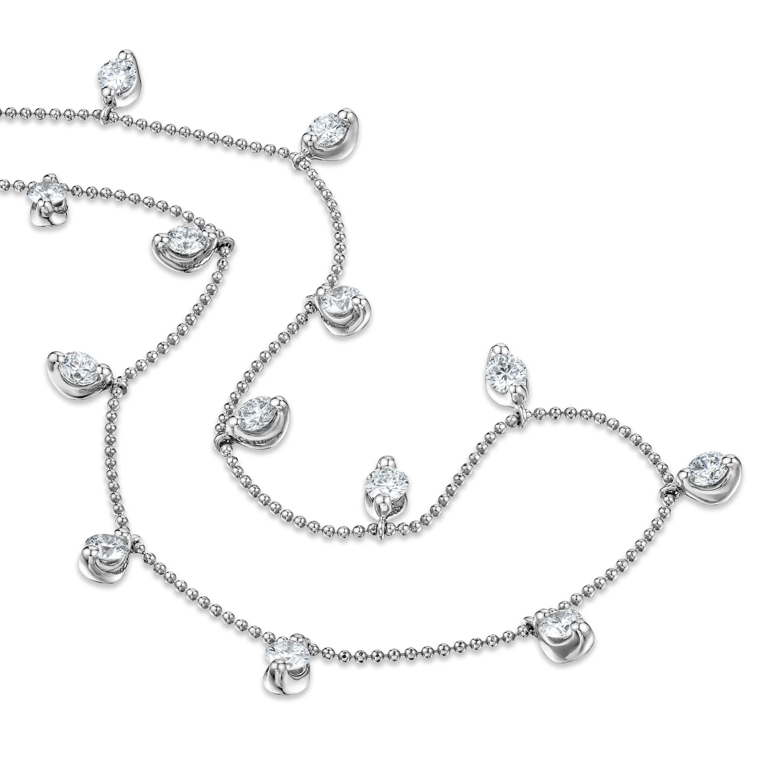 Vivara Lab Diamond Necklace 2.00ct H/SI in 9K White Gold - Image 3