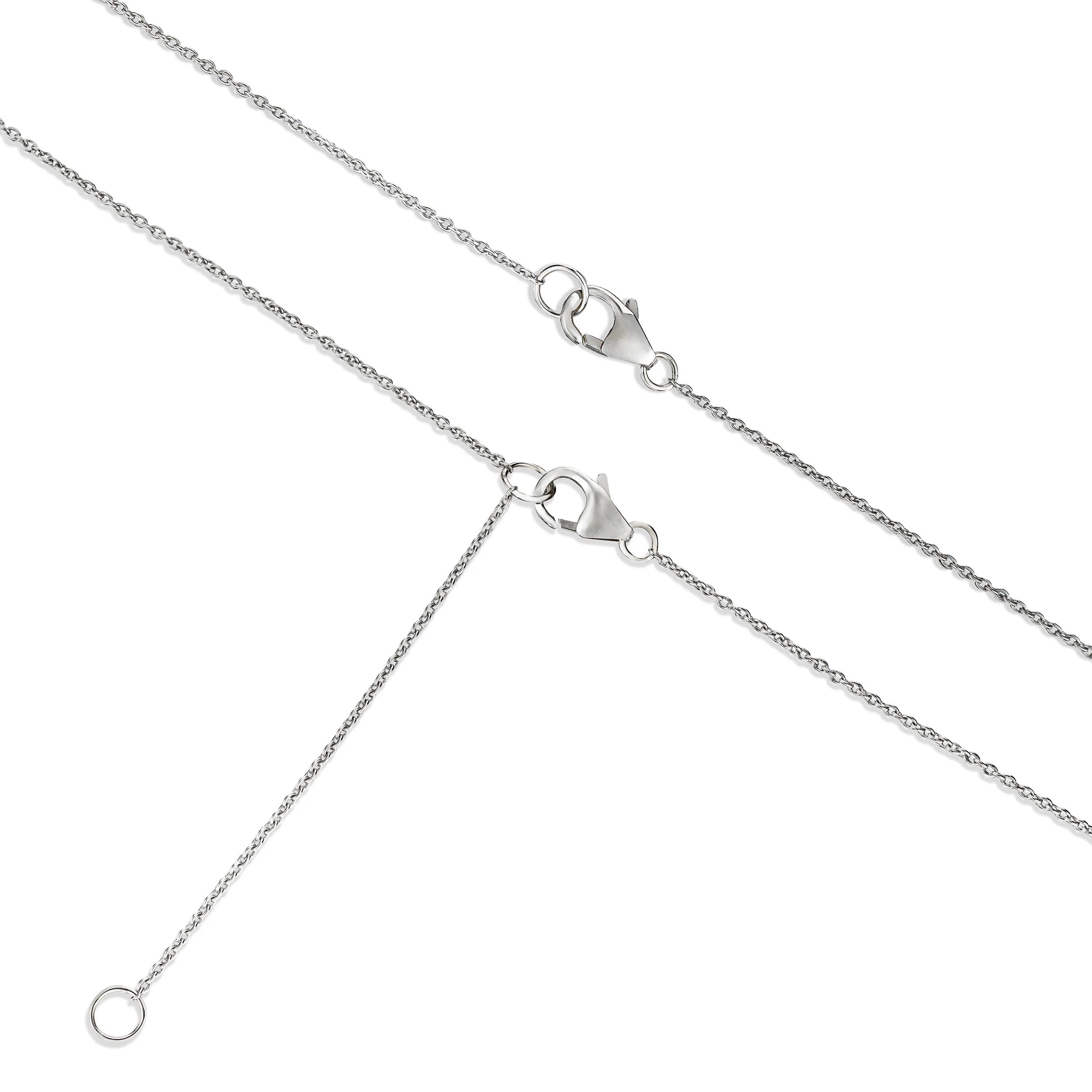Wanderlust Floating Lab Diamond Solitaire Necklace 2.00ct H/SI in 9K White Gold - Image 4