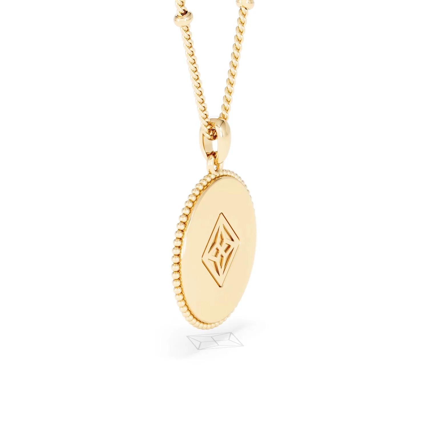 Zodiac Aquarius Necklace Medallion Lab Grown 0.02ct in 18K Gold Vermeil - Image 62
