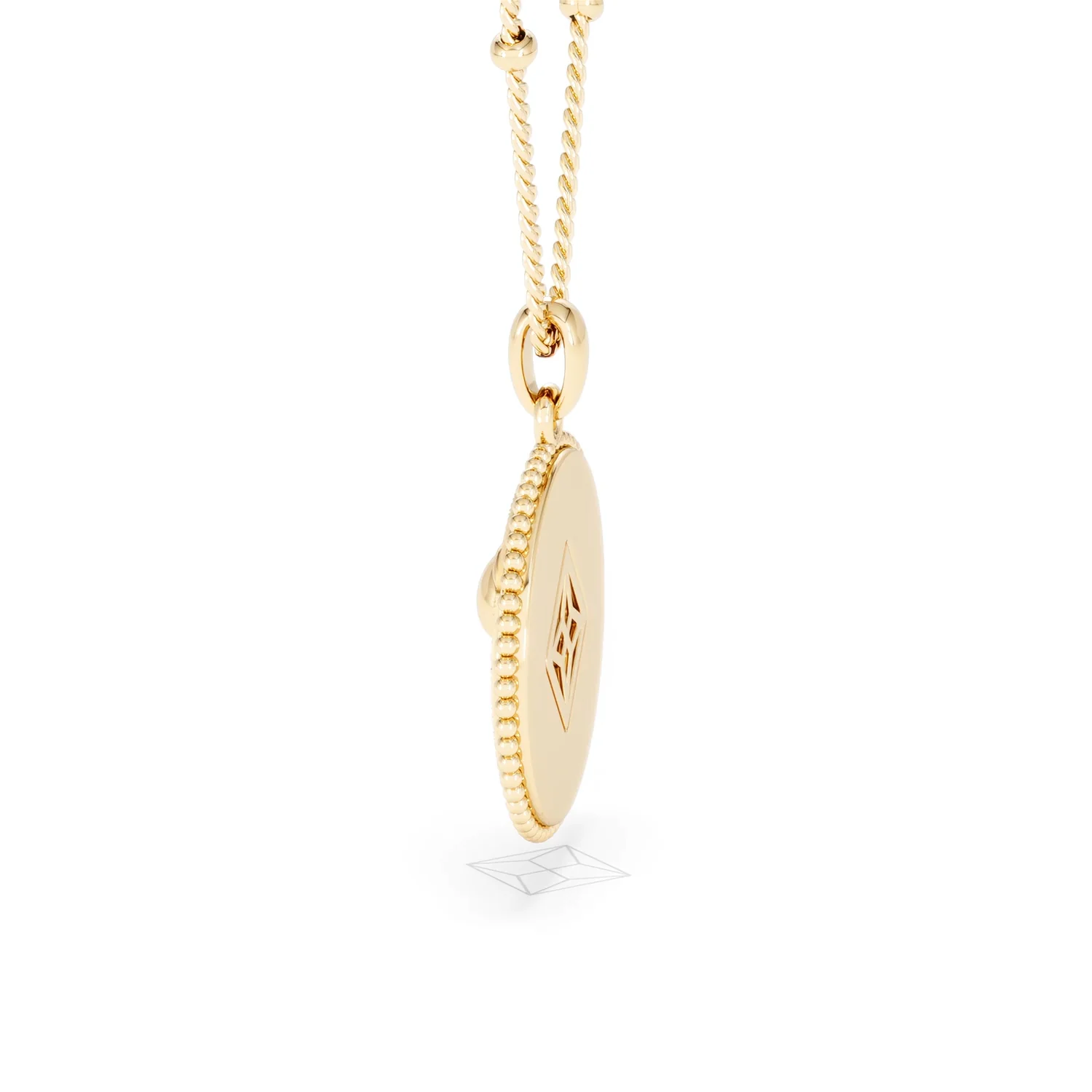 Zodiac Aquarius Necklace Medallion Lab Grown 0.02ct in 18K Gold Vermeil - Image 66