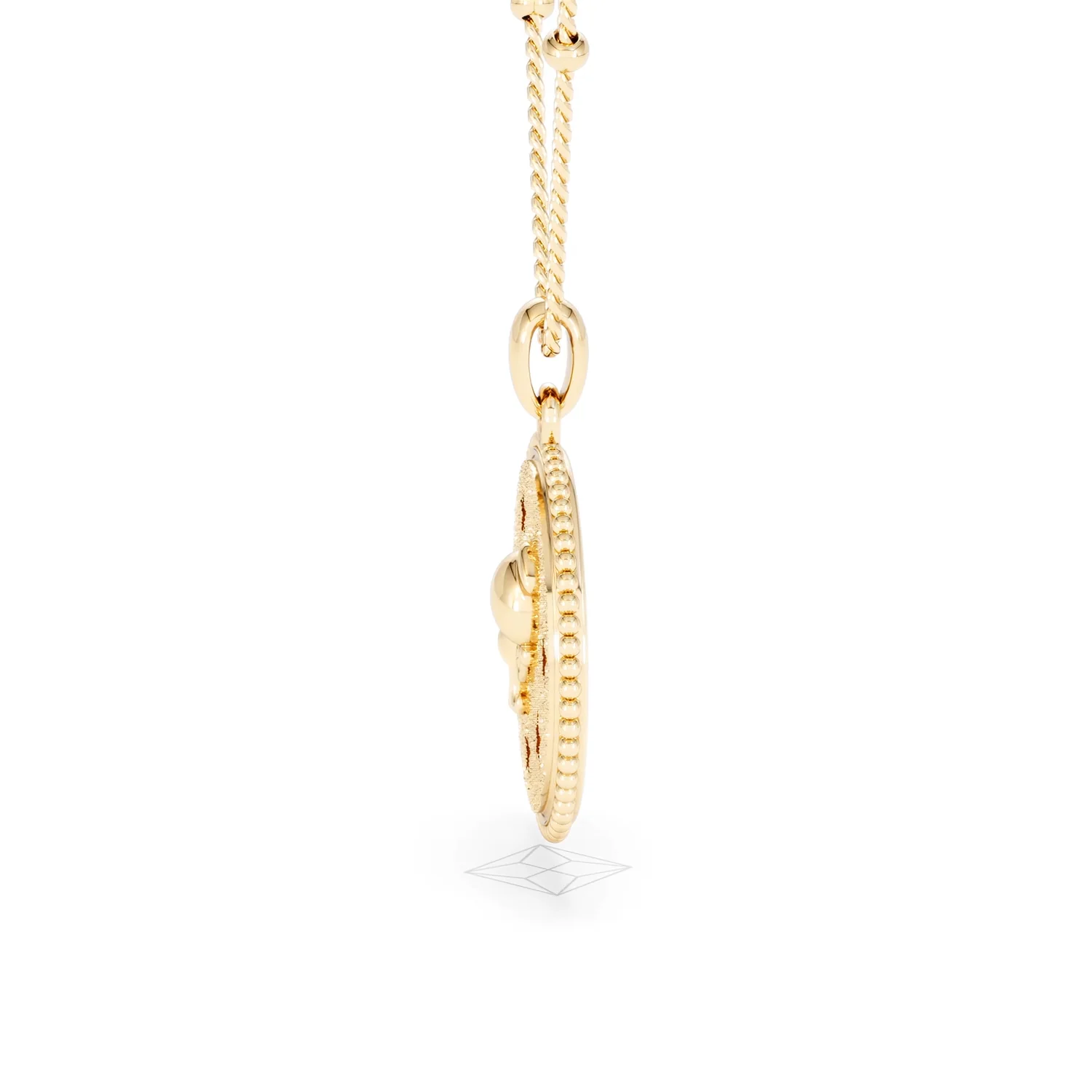 Zodiac Aquarius Necklace Medallion Lab Grown 0.02ct in 18K Gold Vermeil - Image 70