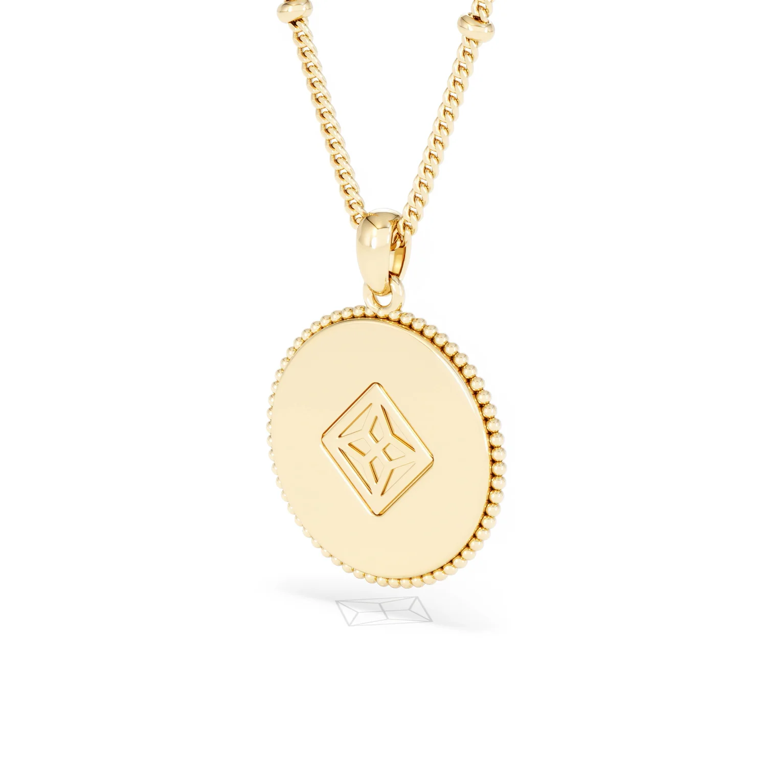 Zodiac Aries Necklace Medallion Lab Grown 0.02ct in 18K Gold Vermeil - Image 41