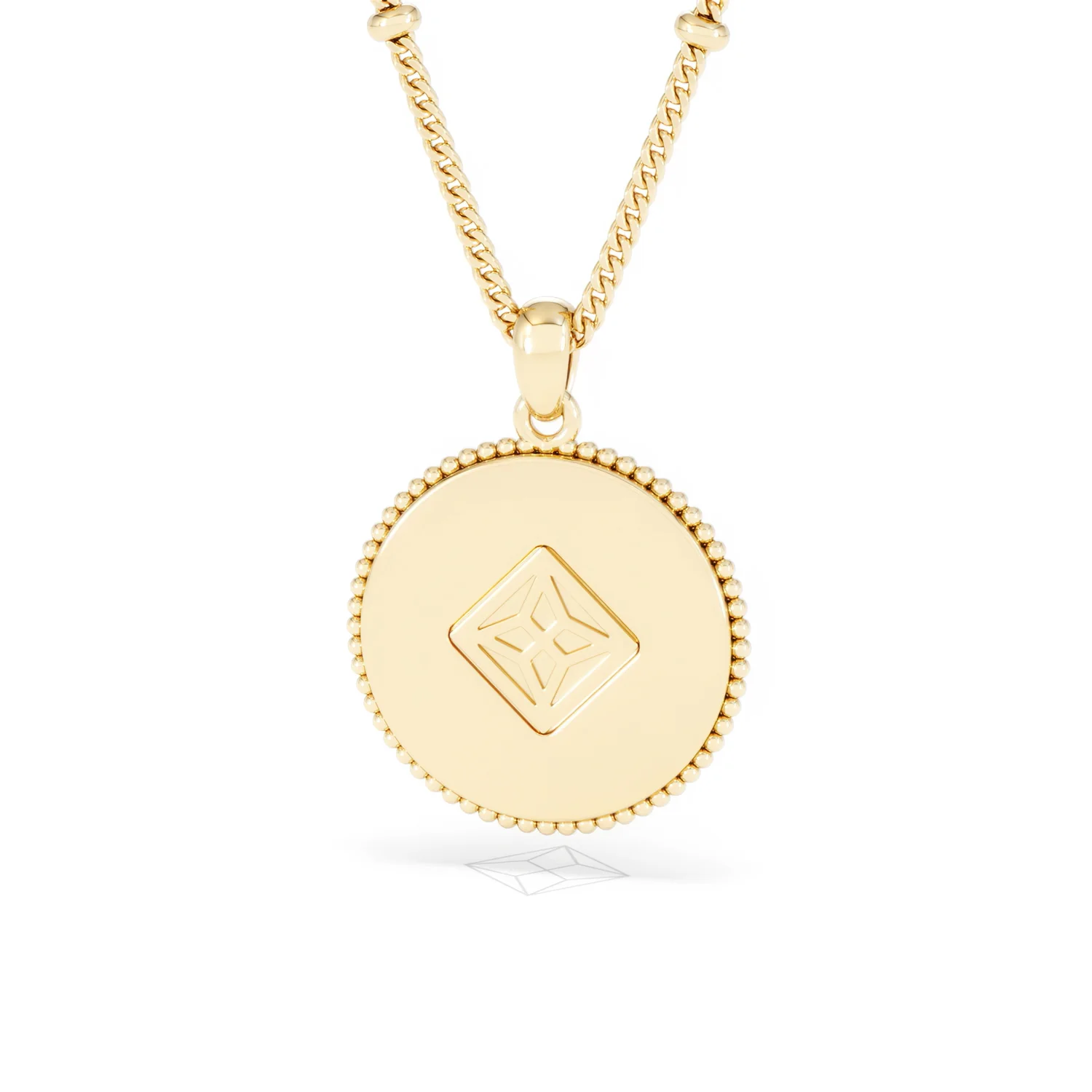 Zodiac Aries Necklace Medallion Lab Grown 0.02ct in 18K Gold Vermeil - Image 46