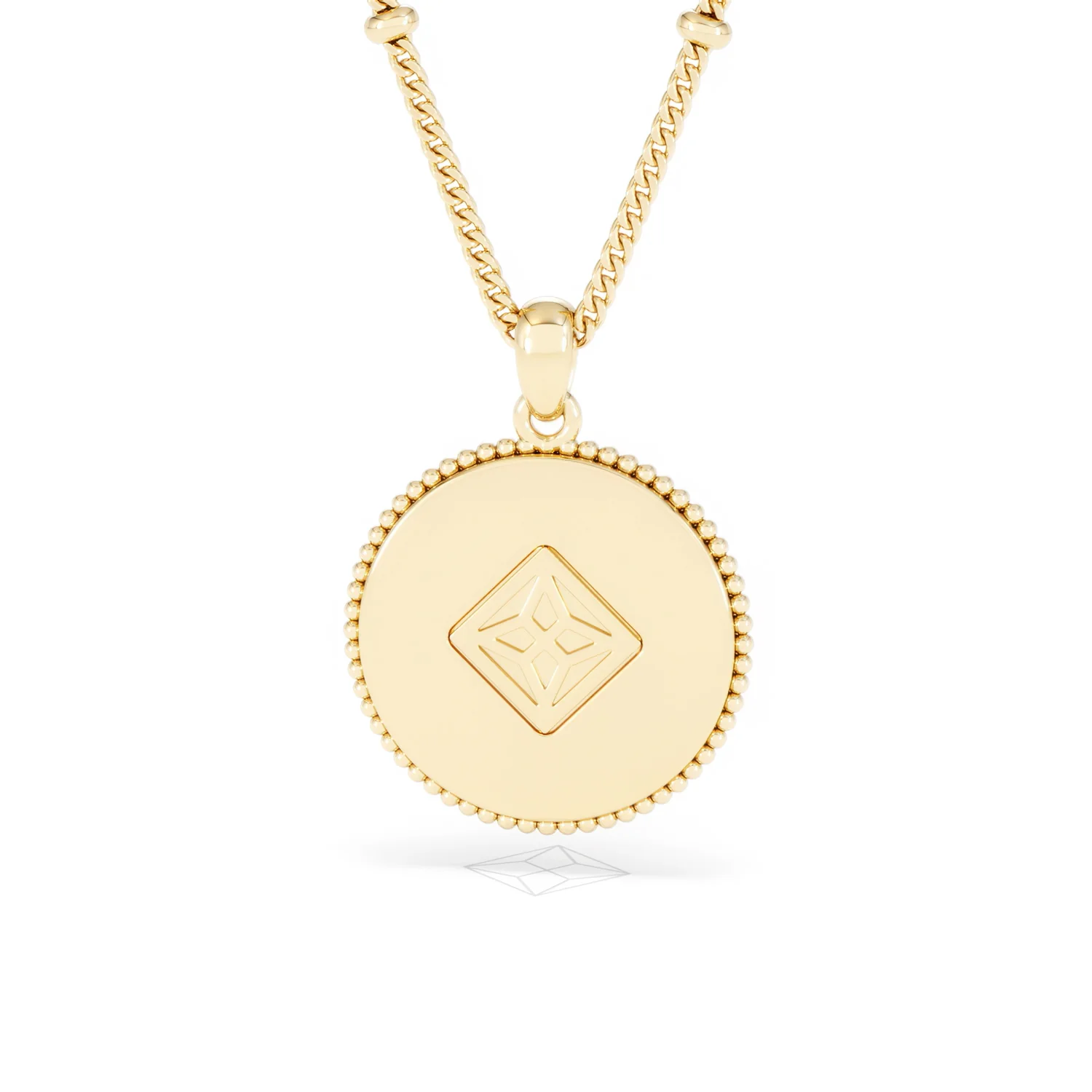 Zodiac Aries Necklace Medallion Lab Grown 0.02ct in 18K Gold Vermeil - Image 47