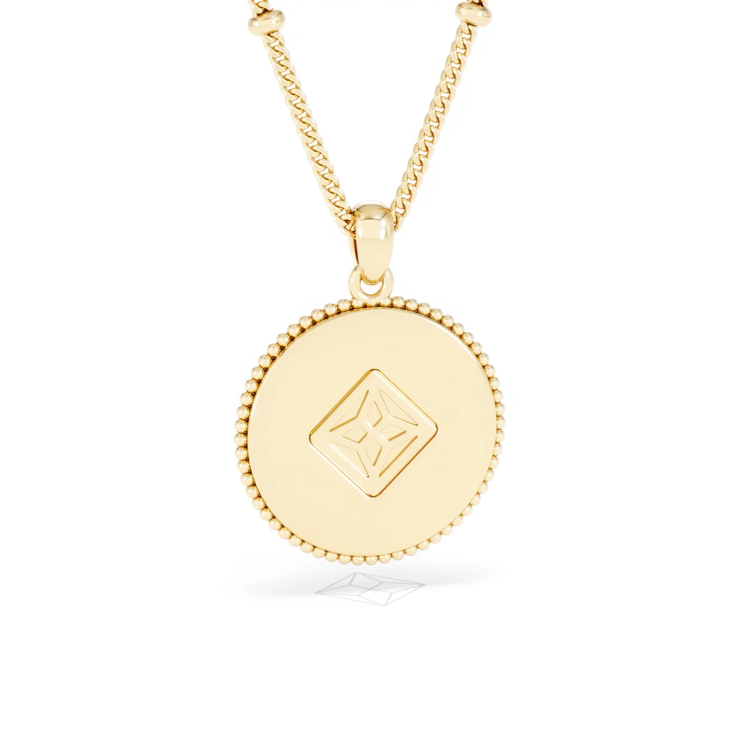Zodiac Aries Necklace Medallion Lab Grown 0.02ct in 18K Gold Vermeil - Image 52