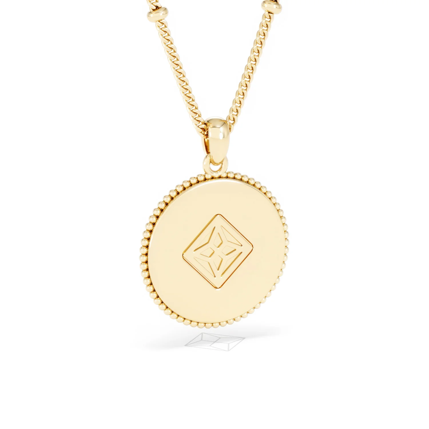 Zodiac Aries Necklace Medallion Lab Grown 0.02ct in 18K Gold Vermeil - Image 54