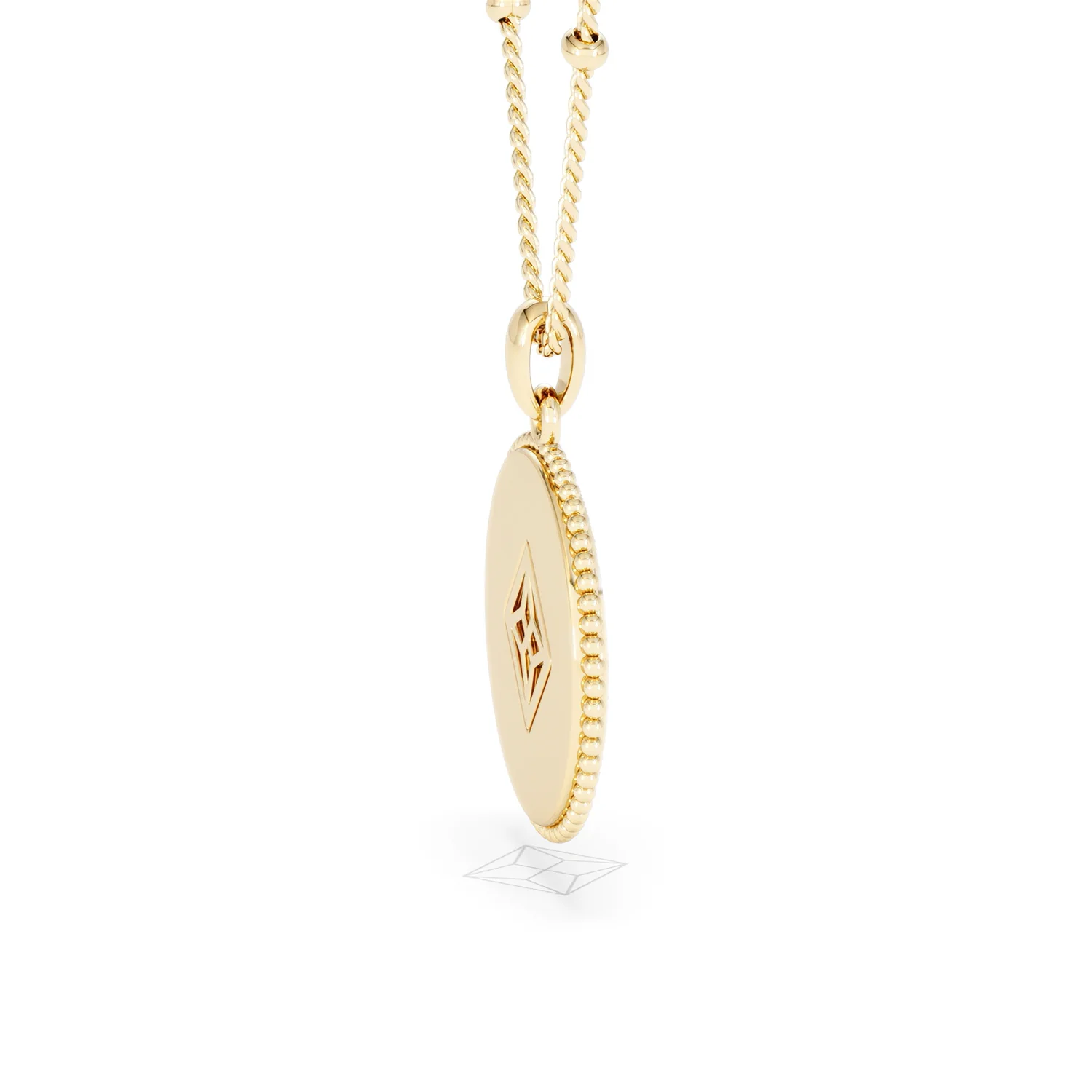 Zodiac Capricorn Necklace Medallion Lab Grown 0.02ct in 18K Gold Vermeil - Image 32