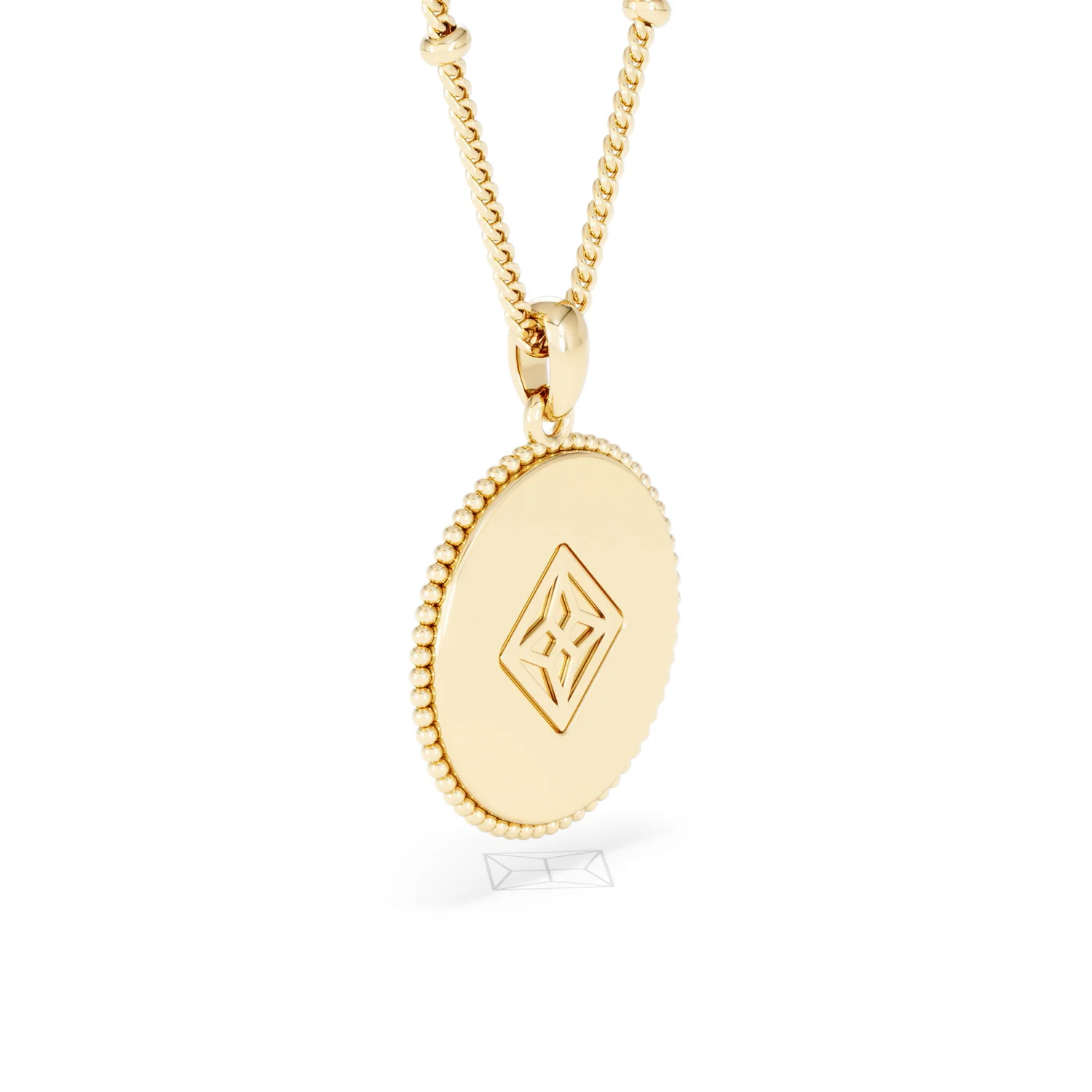 Zodiac Capricorn Necklace Medallion Lab Grown 0.02ct in 18K Gold Vermeil - Image 60