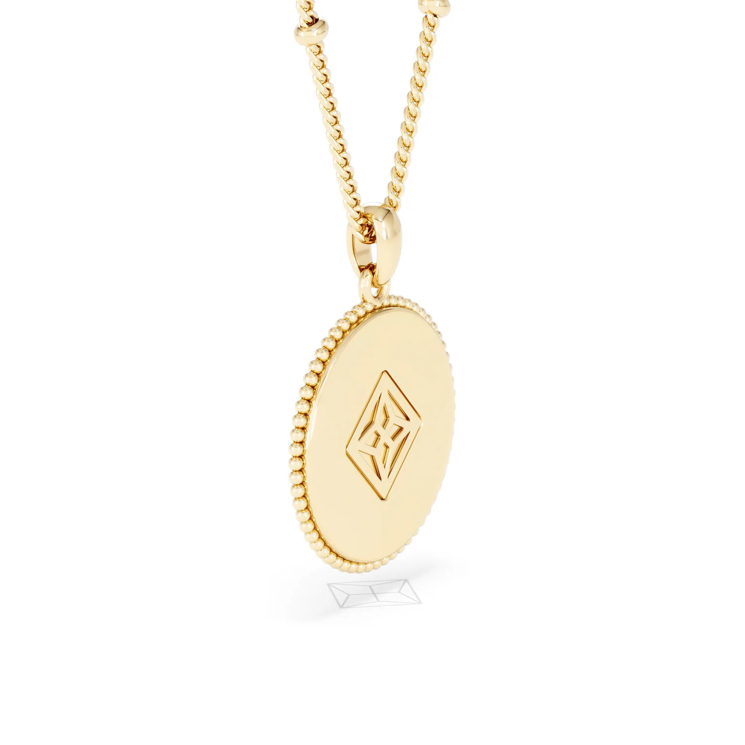 Zodiac Capricorn Necklace Medallion Lab Grown 0.02ct in 18K Gold Vermeil - Image 61