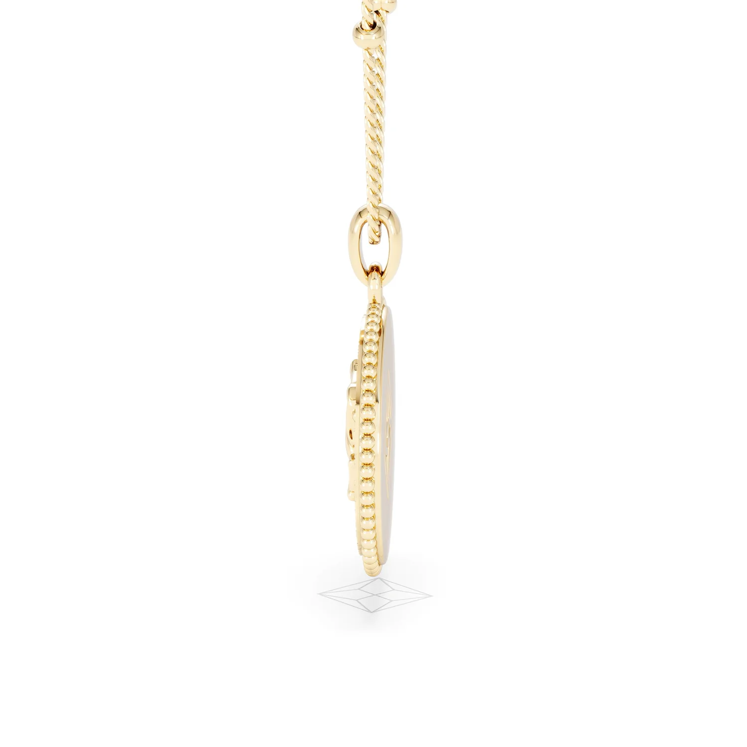 Zodiac Capricorn Necklace Medallion Lab Grown 0.02ct in 18K Gold Vermeil - Image 68