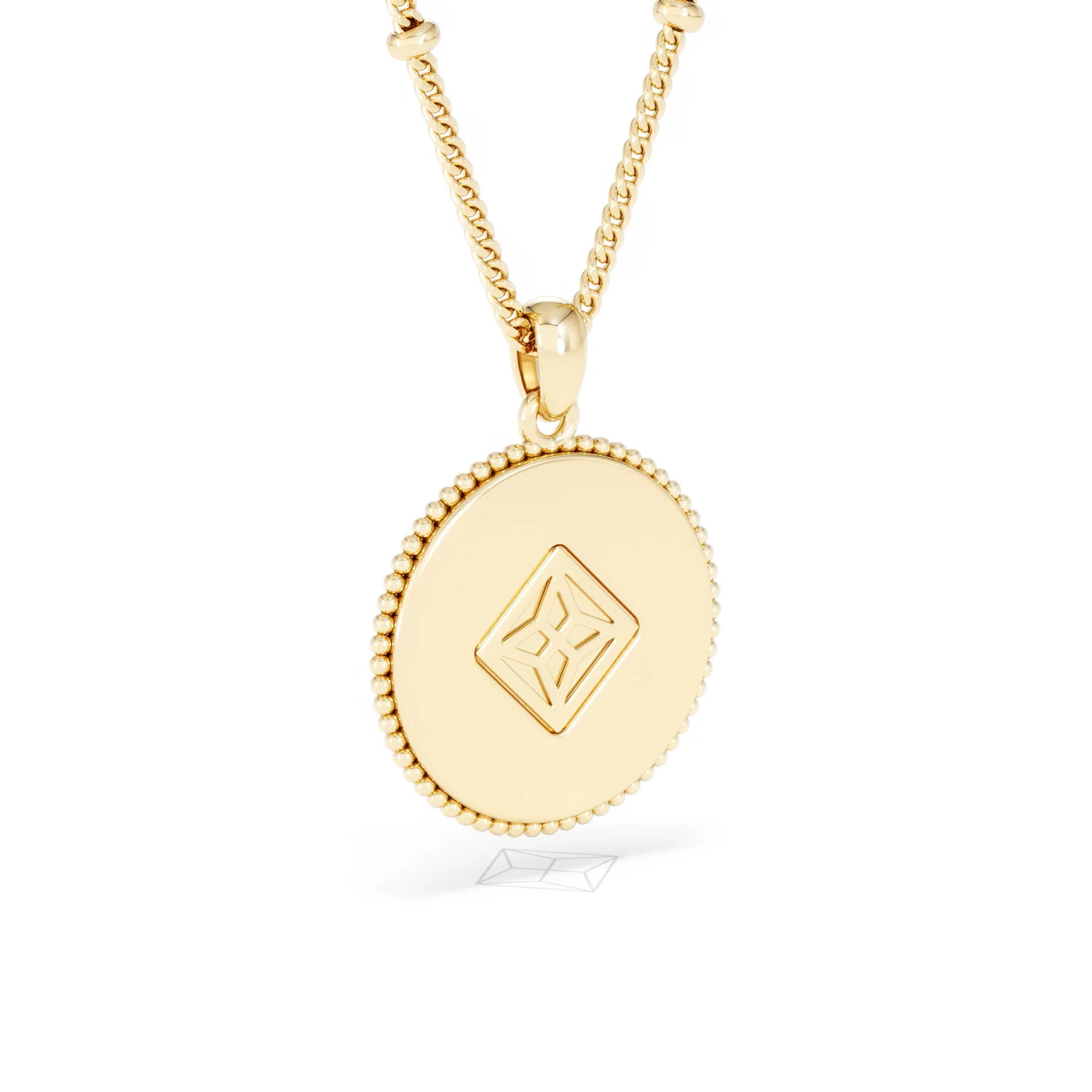 Zodiac Libra Necklace Medallion Lab Grown 0.02ct in 18K Gold Vermeil - Image 56