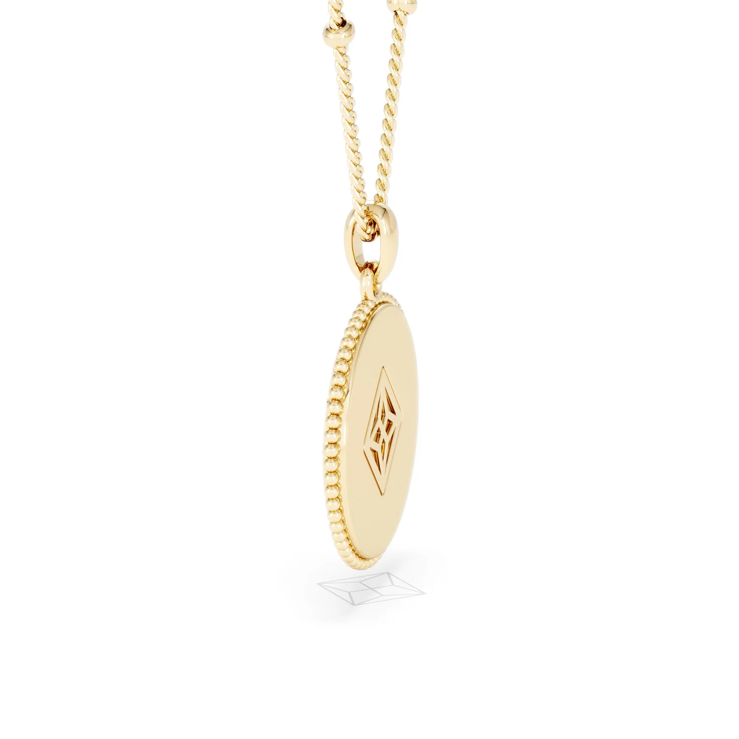 Zodiac Libra Necklace Medallion Lab Grown 0.02ct in 18K Gold Vermeil - Image 65