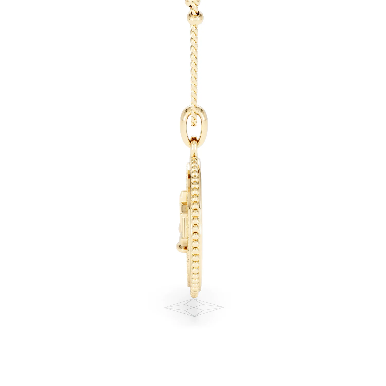 Zodiac Libra Necklace Medallion Lab Grown 0.02ct in 18K Gold Vermeil - Image 69