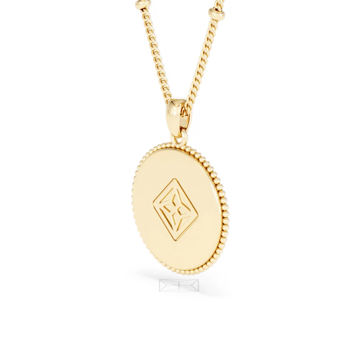 Zodiac Pisces Necklace Medallion Lab Grown 0.02ct in 18K Gold Vermeil - Image 40