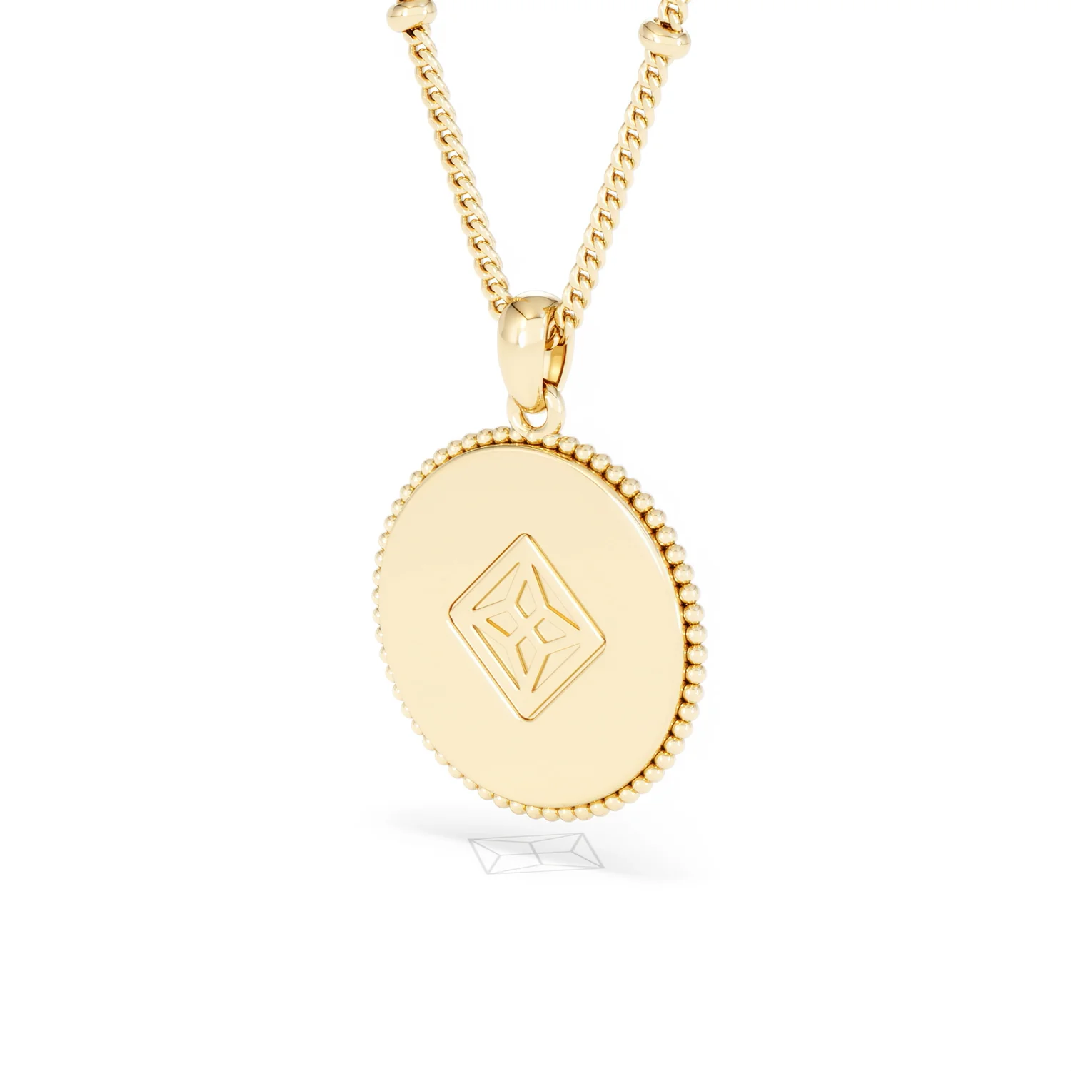 Zodiac Pisces Necklace Medallion Lab Grown 0.02ct in 18K Gold Vermeil - Image 42