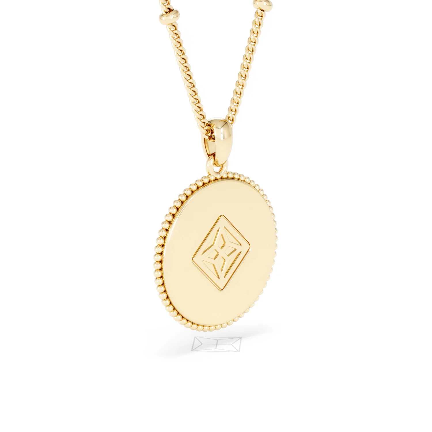 Zodiac Pisces Necklace Medallion Lab Grown 0.02ct in 18K Gold Vermeil - Image 59