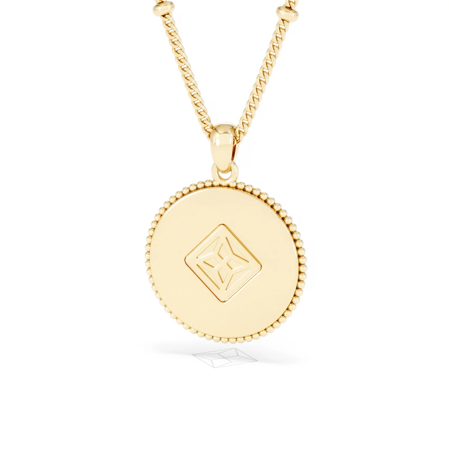 Zodiac Sagittarius Necklace Medallion Lab Grown 0.02ct in 18K Gold Vermeil - Image 45