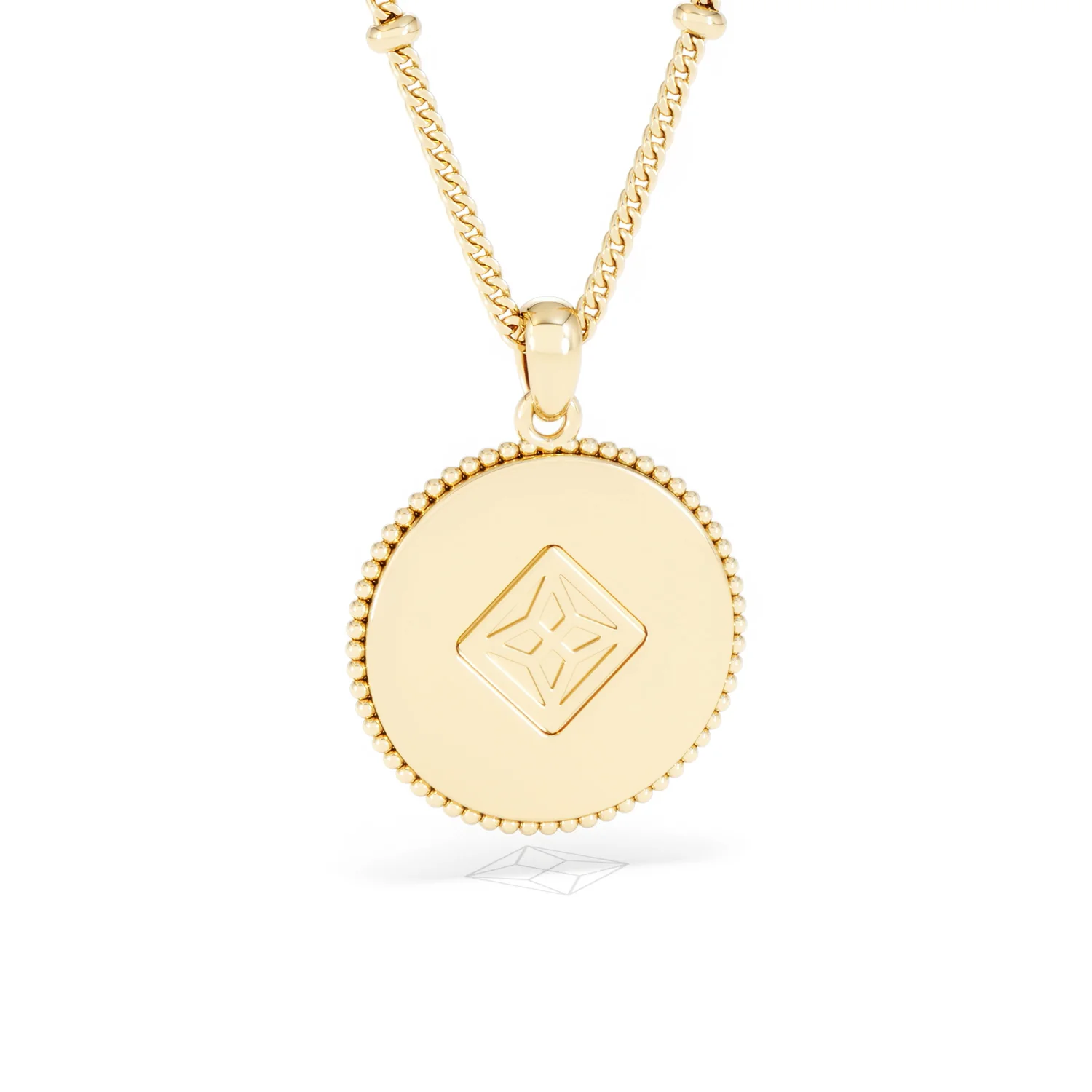 Zodiac Sagittarius Necklace Medallion Lab Grown 0.02ct in 18K Gold Vermeil - Image 52